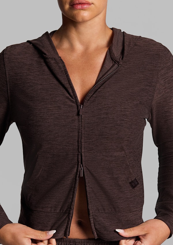 Balance Fitted Zip Through Hoodie