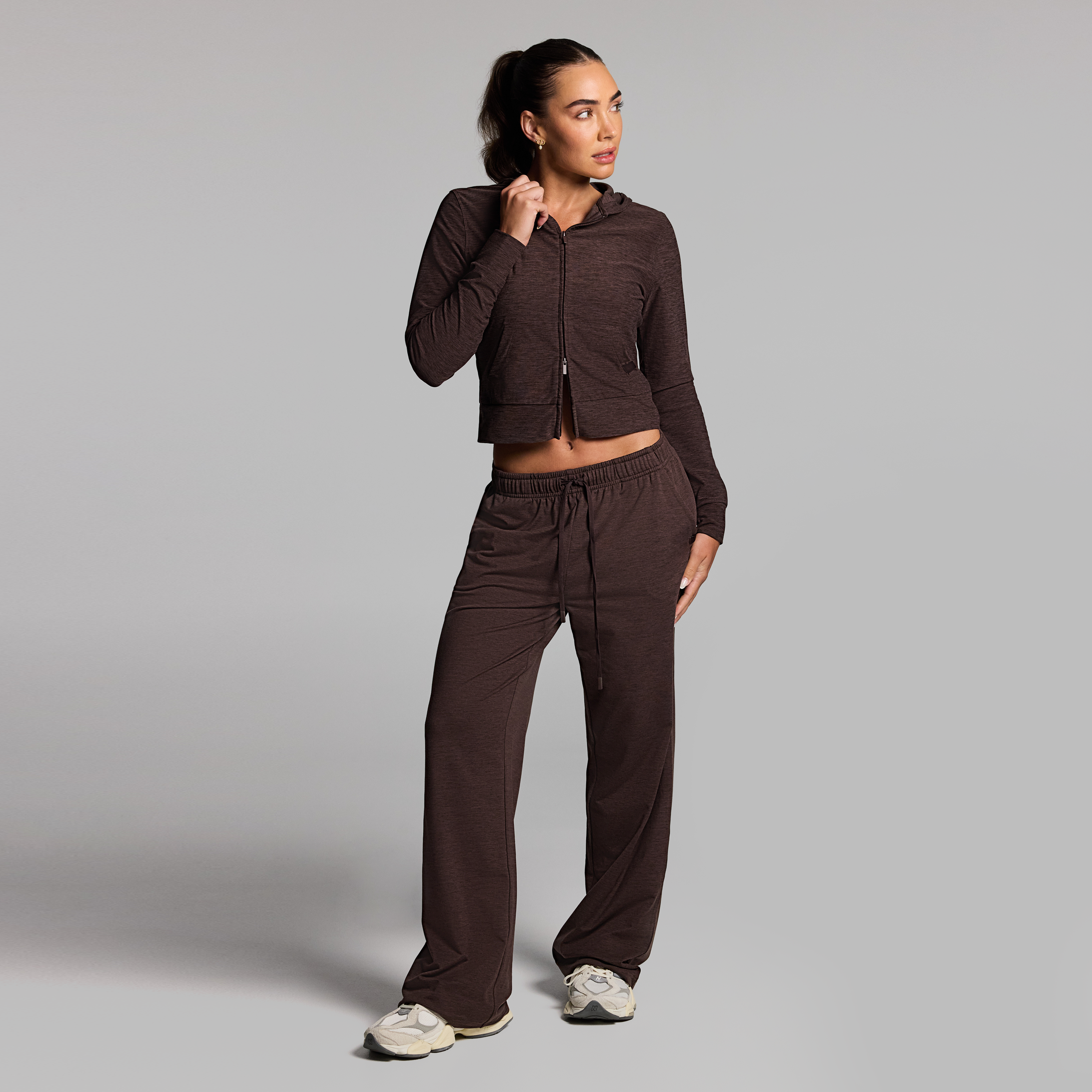 Balance Fitted Zip Through Hoodie