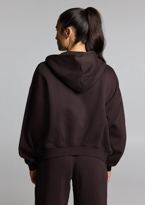 Cosy Fleece Zip Through Hoodie