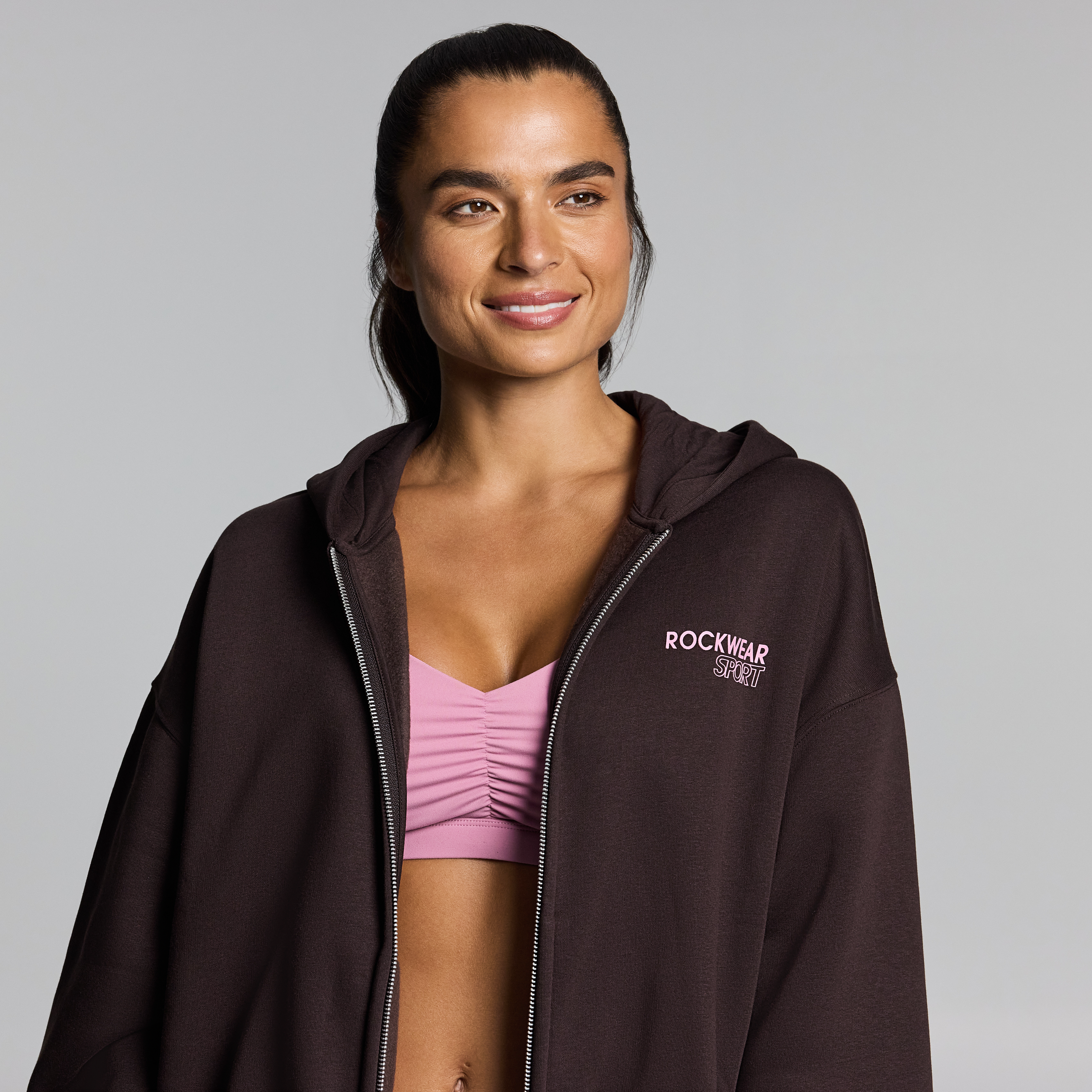 Cosy Fleece Zip Through Hoodie