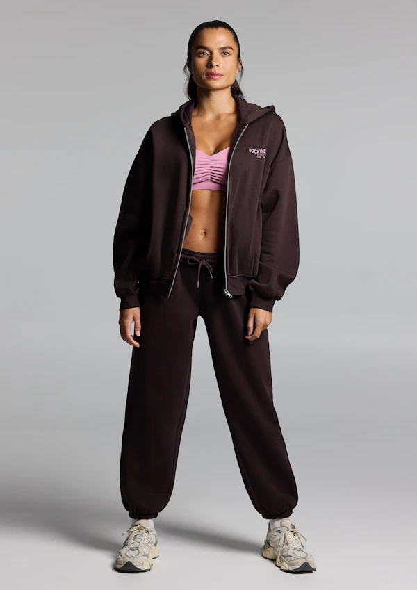 Cosy Fleece Zip Through Hoodie