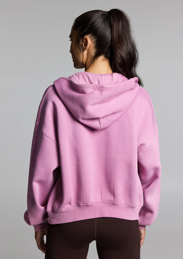 Cosy Fleece Zip Through Hoodie