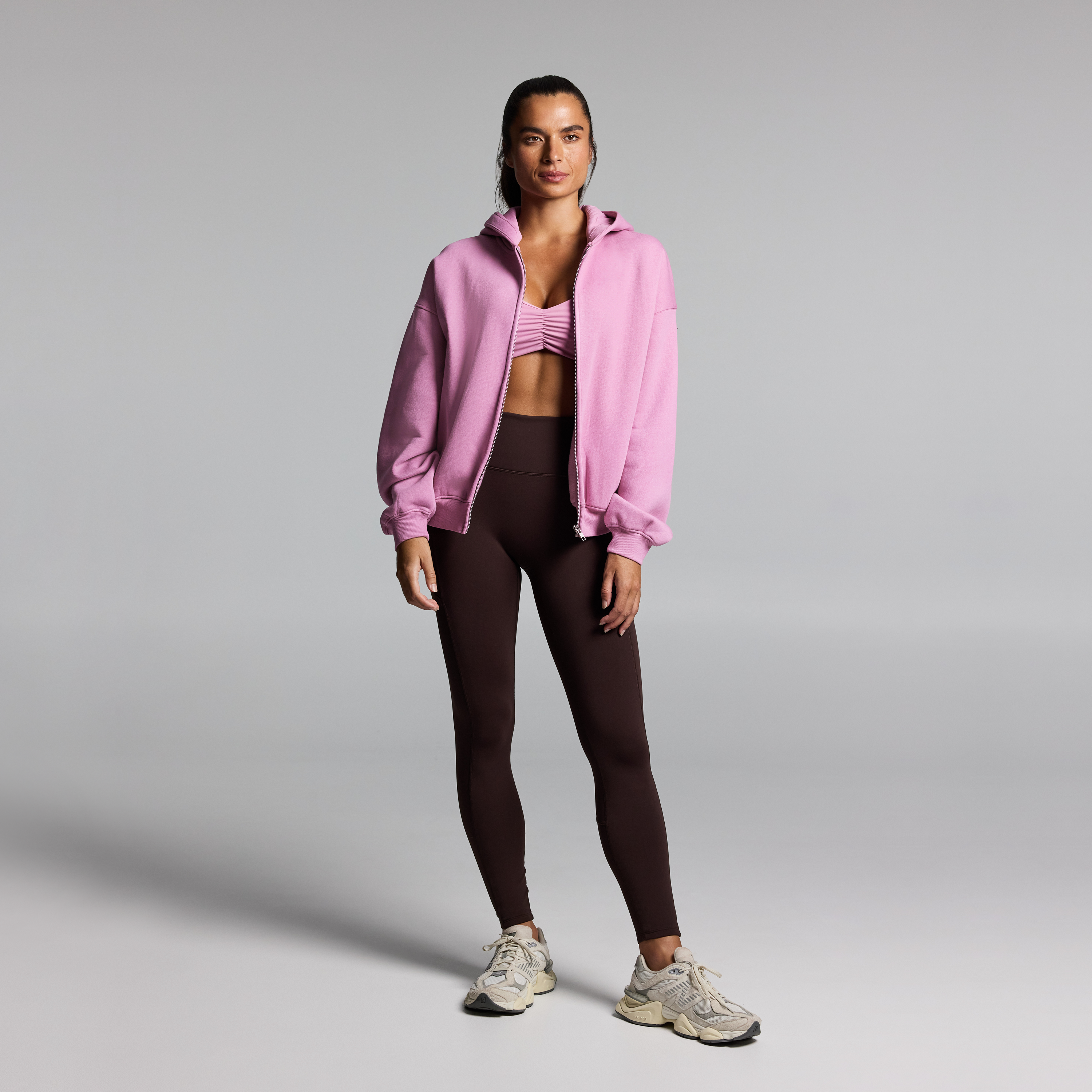 Cosy Fleece Zip Through Hoodie