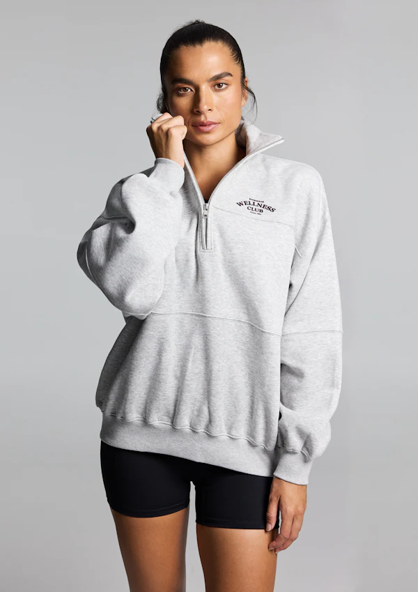 Cosy Fleece Longline 1/2 Zip