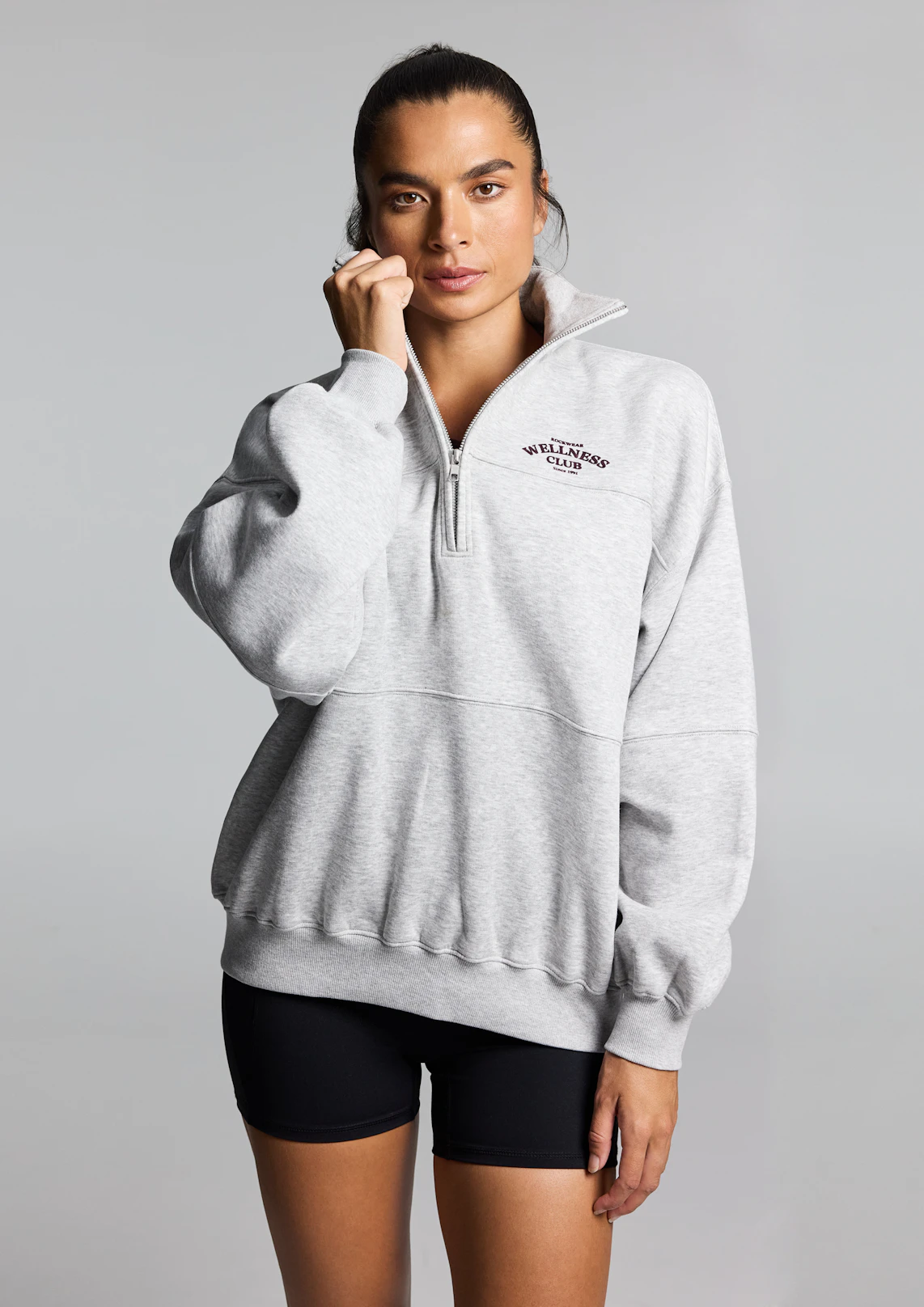 Cosy Fleece Longline 1/2 Zip