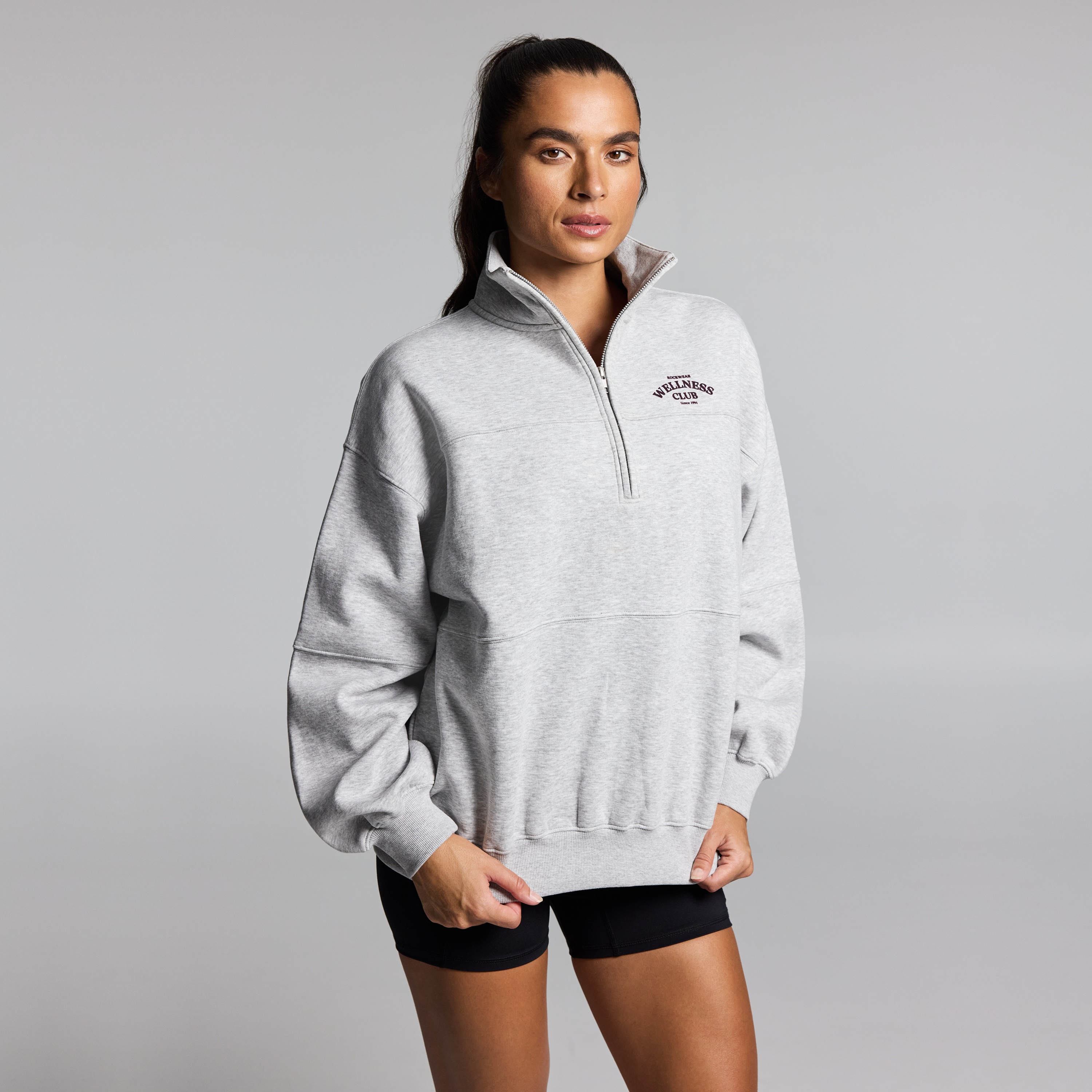 Cosy Fleece Longline 1/2 Zip