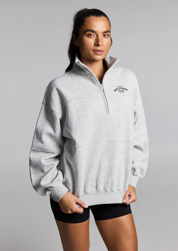 Cosy Fleece Longline 1/2 Zip