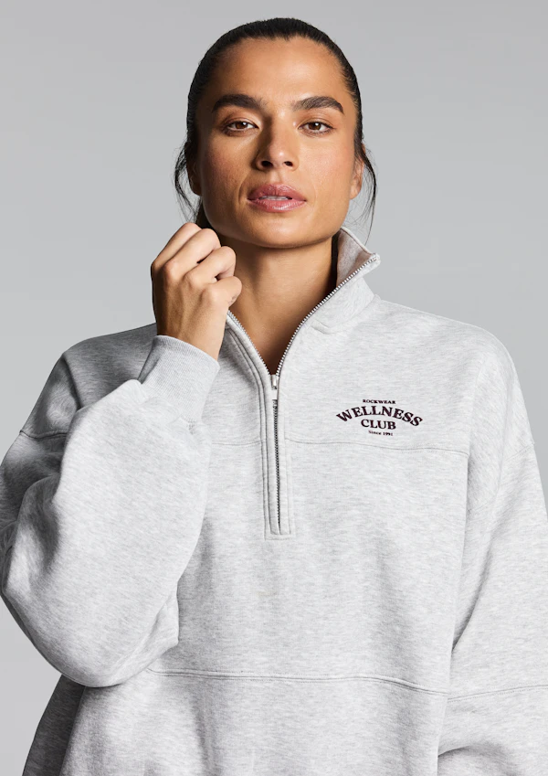 Cosy Fleece Longline 1/2 Zip