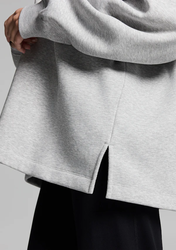 Cosy Fleece Collared Sweatshirt
