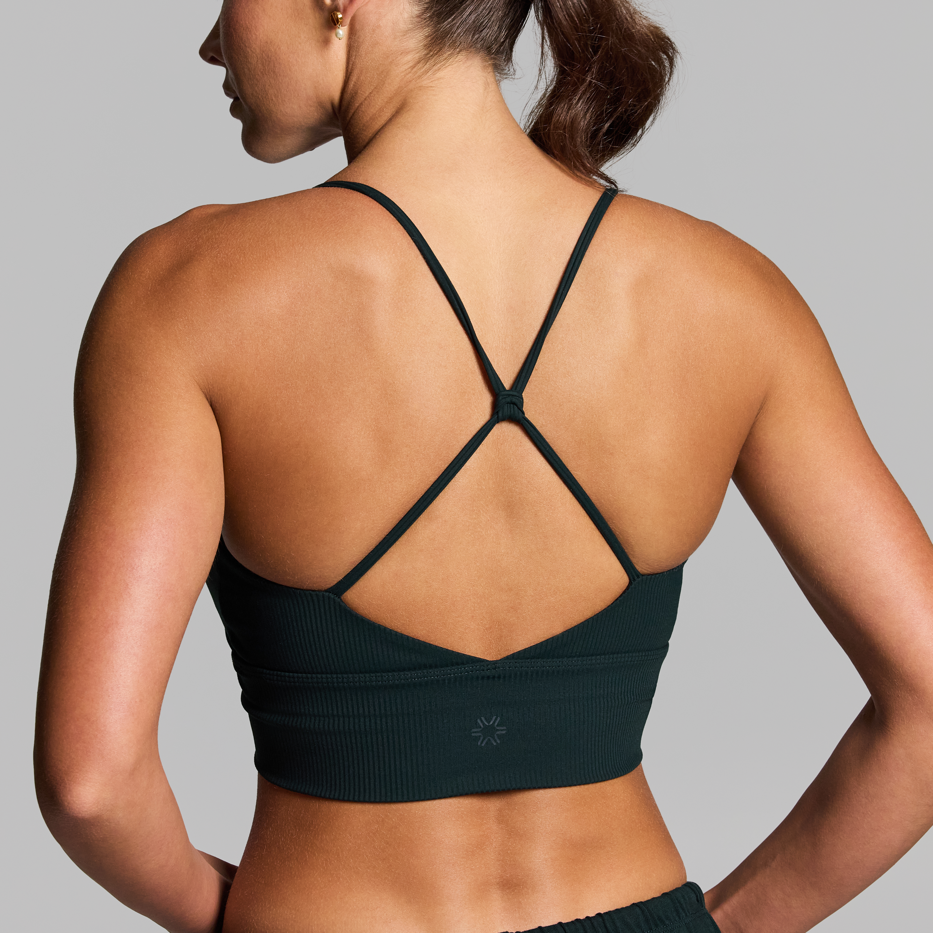 Luxesoft Rouched Low Impact Sports Bra