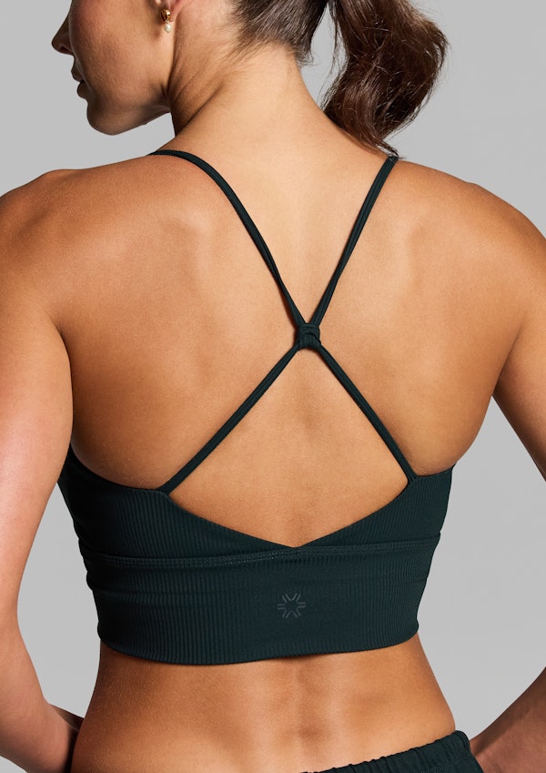 Luxesoft Rouched Low Impact Sports Bra