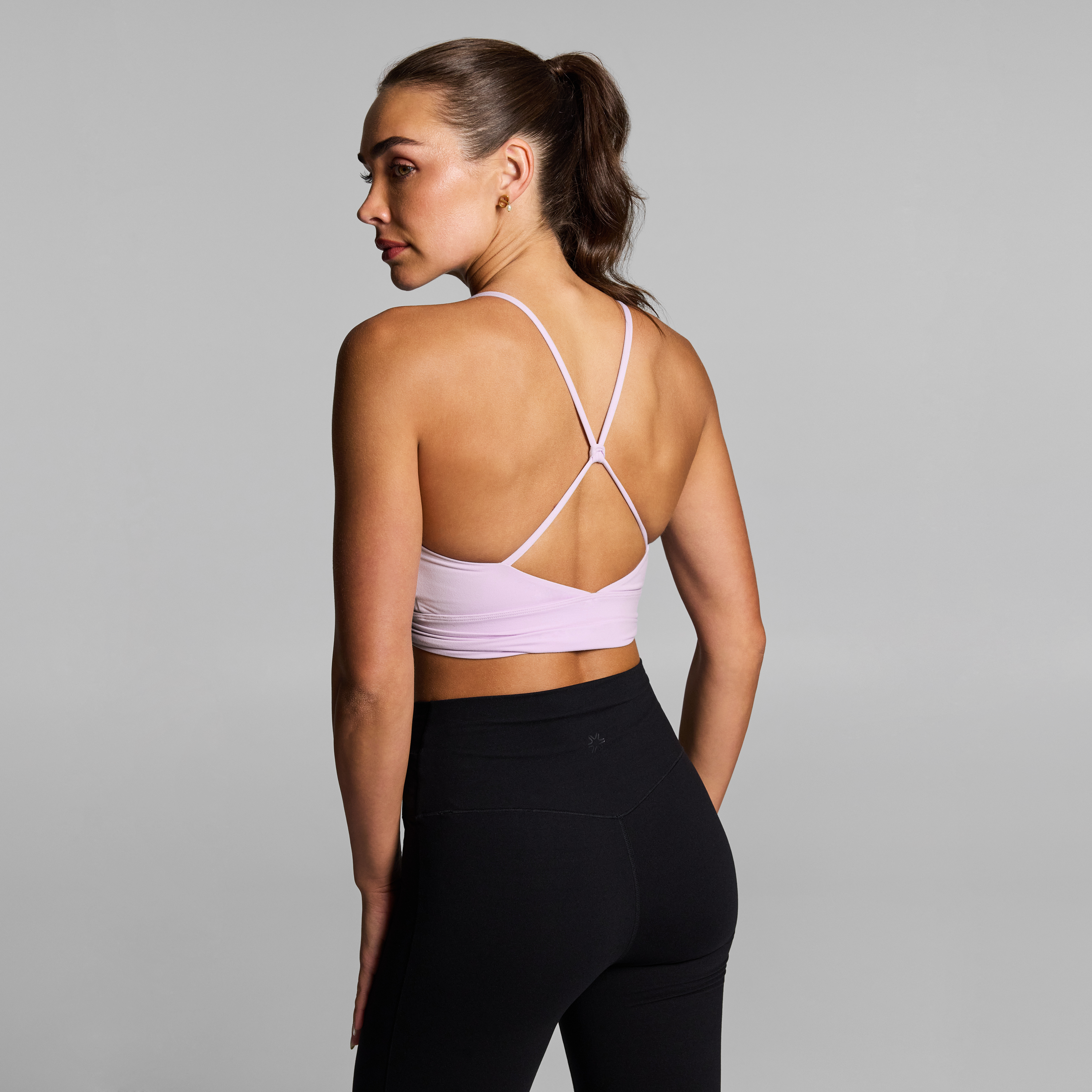 Luxesoft Rouched Low Impact Sports Bra