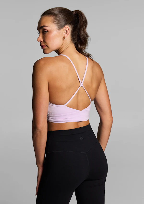 Luxesoft Rouched Low Impact Sports Bra
