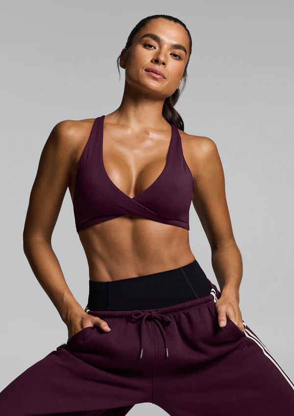 Wrap Front Low Impact Sports Bra