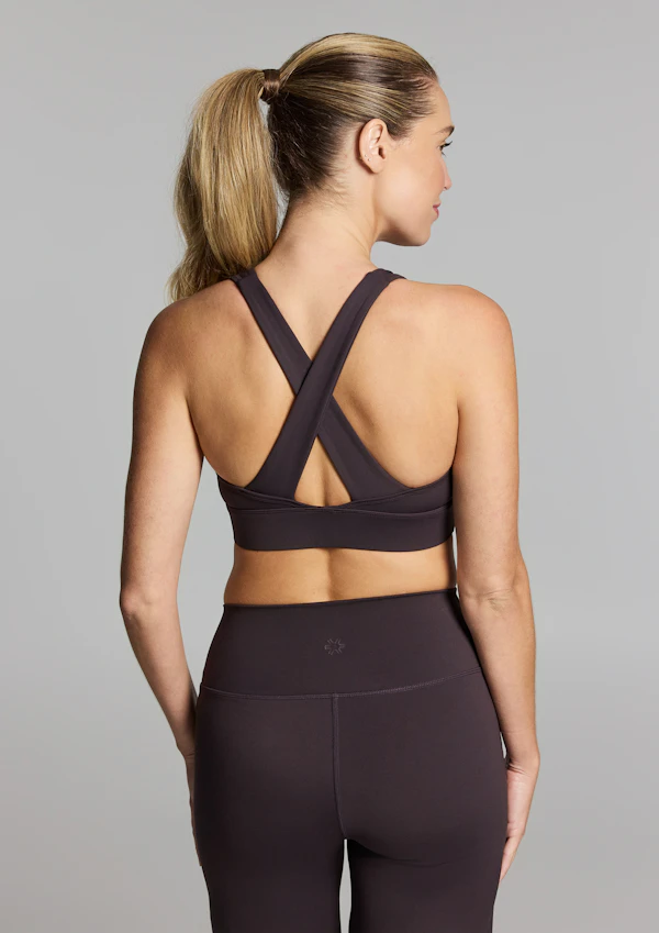 Twist Front Medium Impact Sports Bra