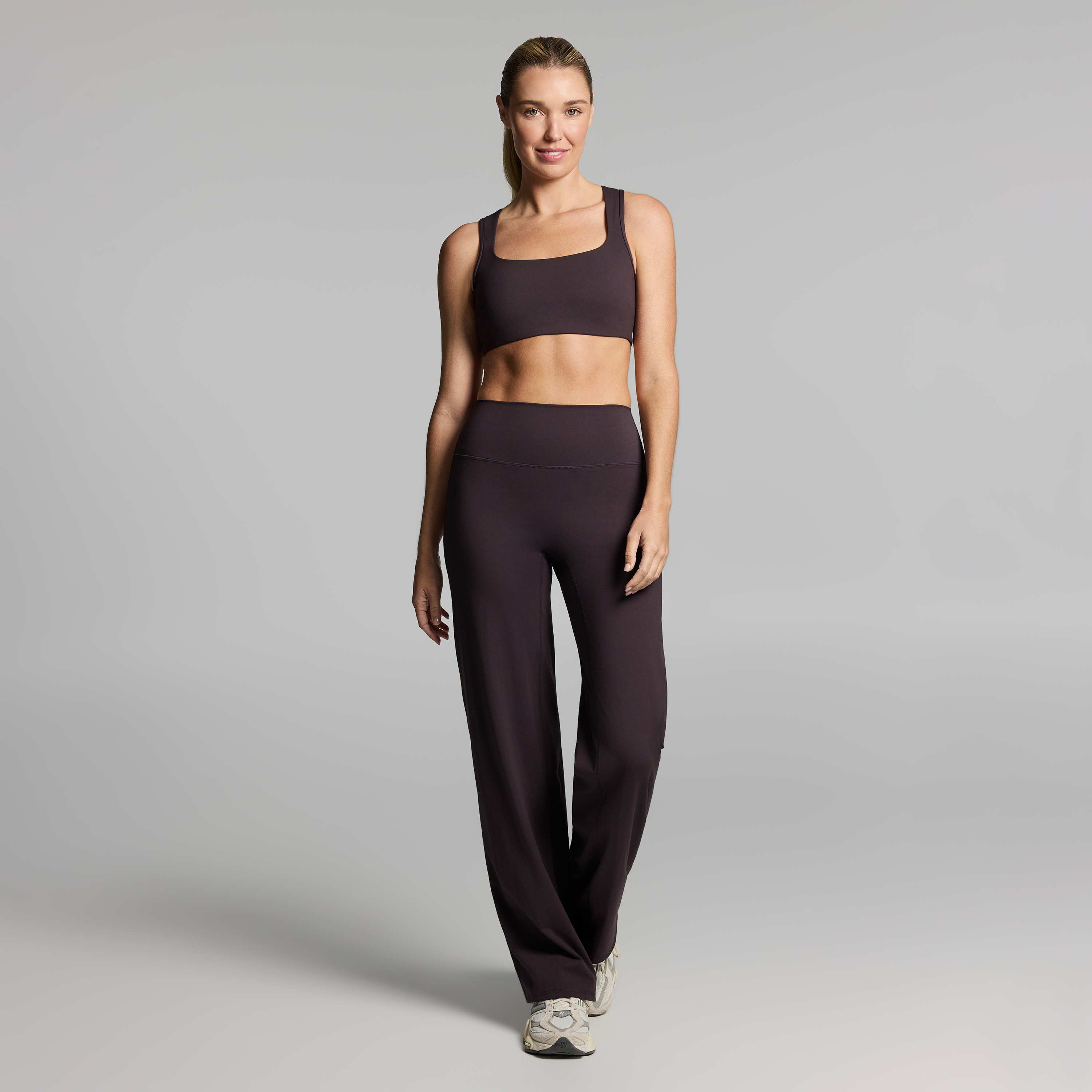 Square Neck Medium Impact Sports Bra