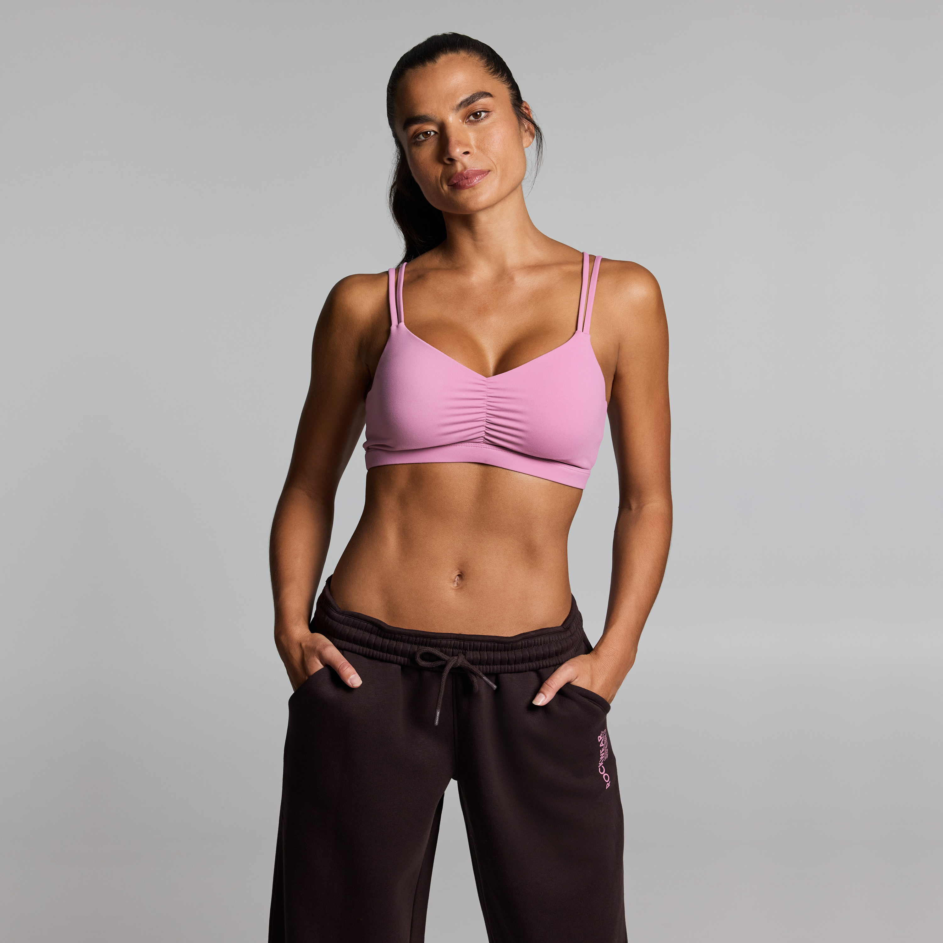 Rouched Low Impact Sports Bra A C