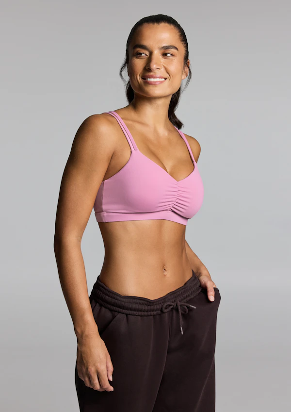 Rouched Low Impact Sports Bra A C