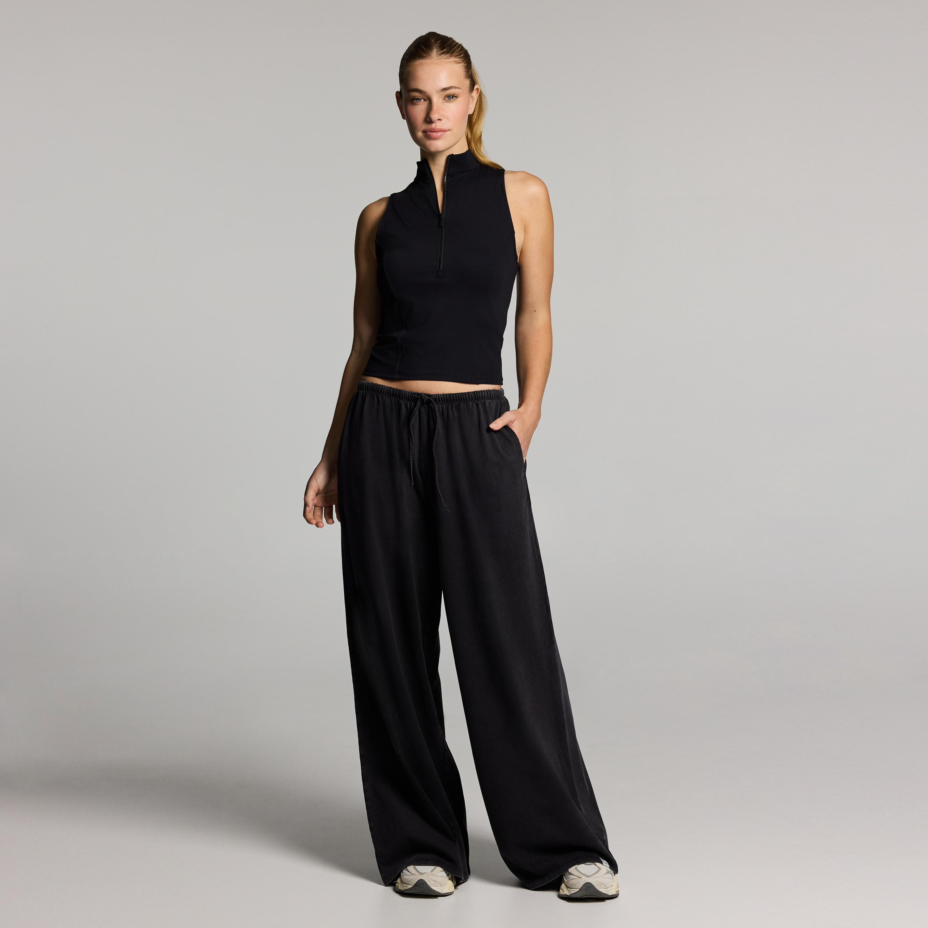 Base One Half Zip Tank