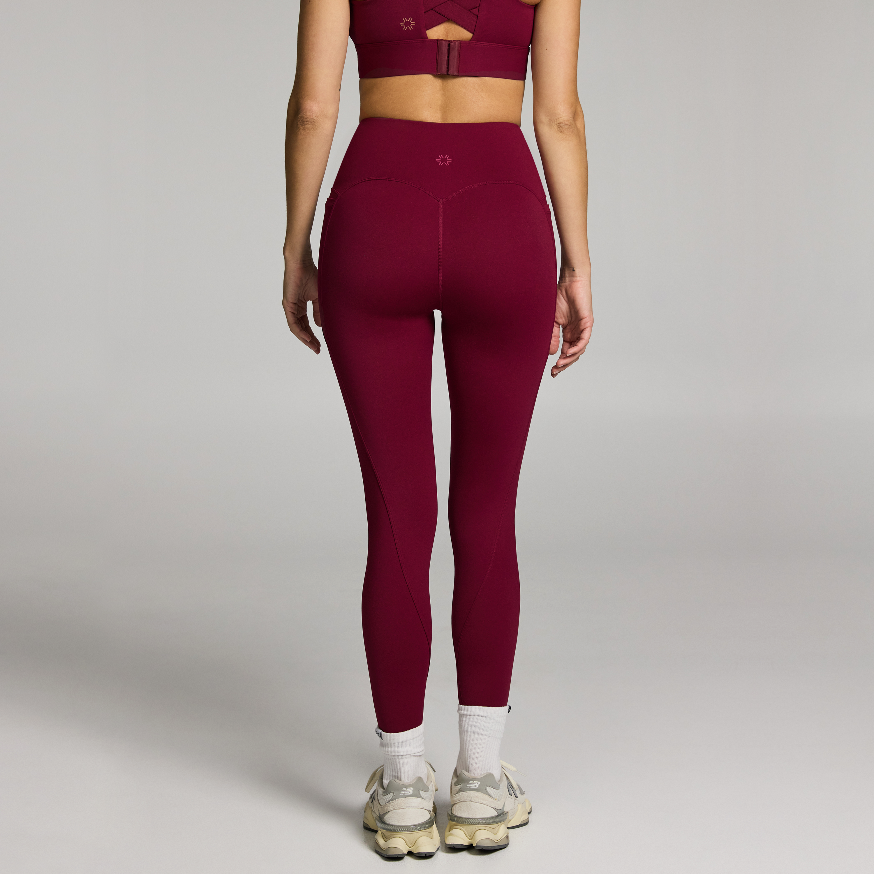 Cross Front Pocket Full Length Tights