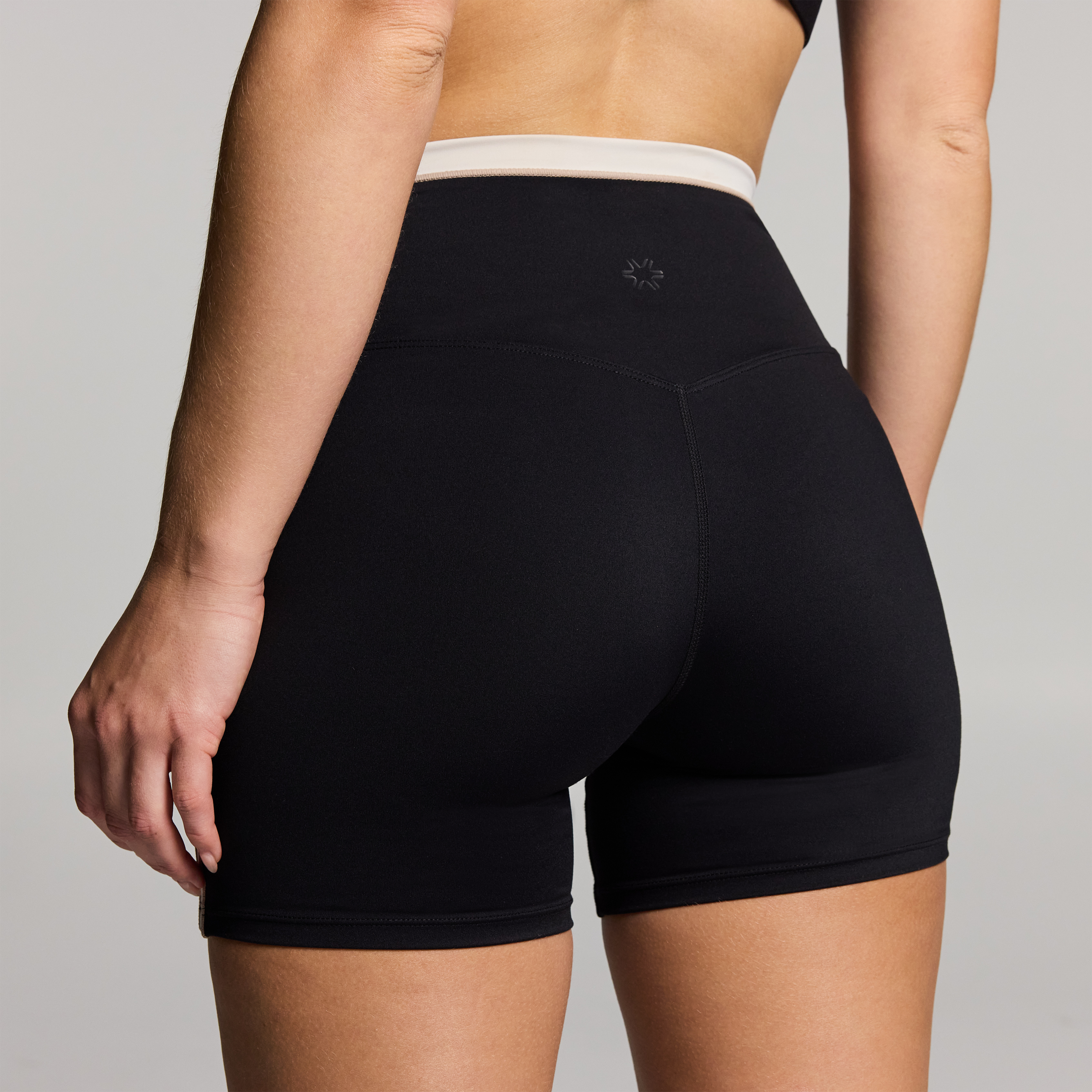 Blocked Mid Thigh Bike Shorts