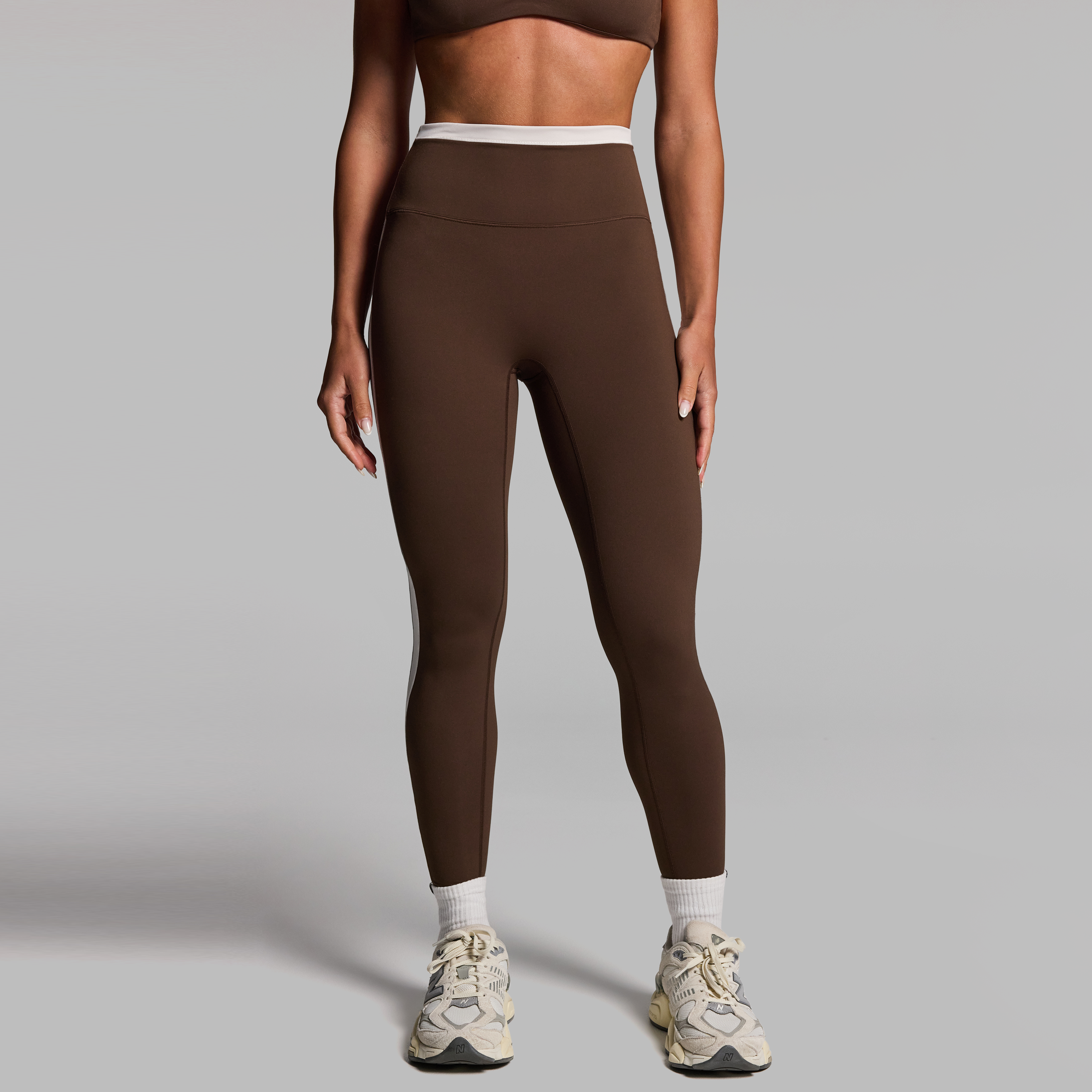 Blocked Full Length Tights