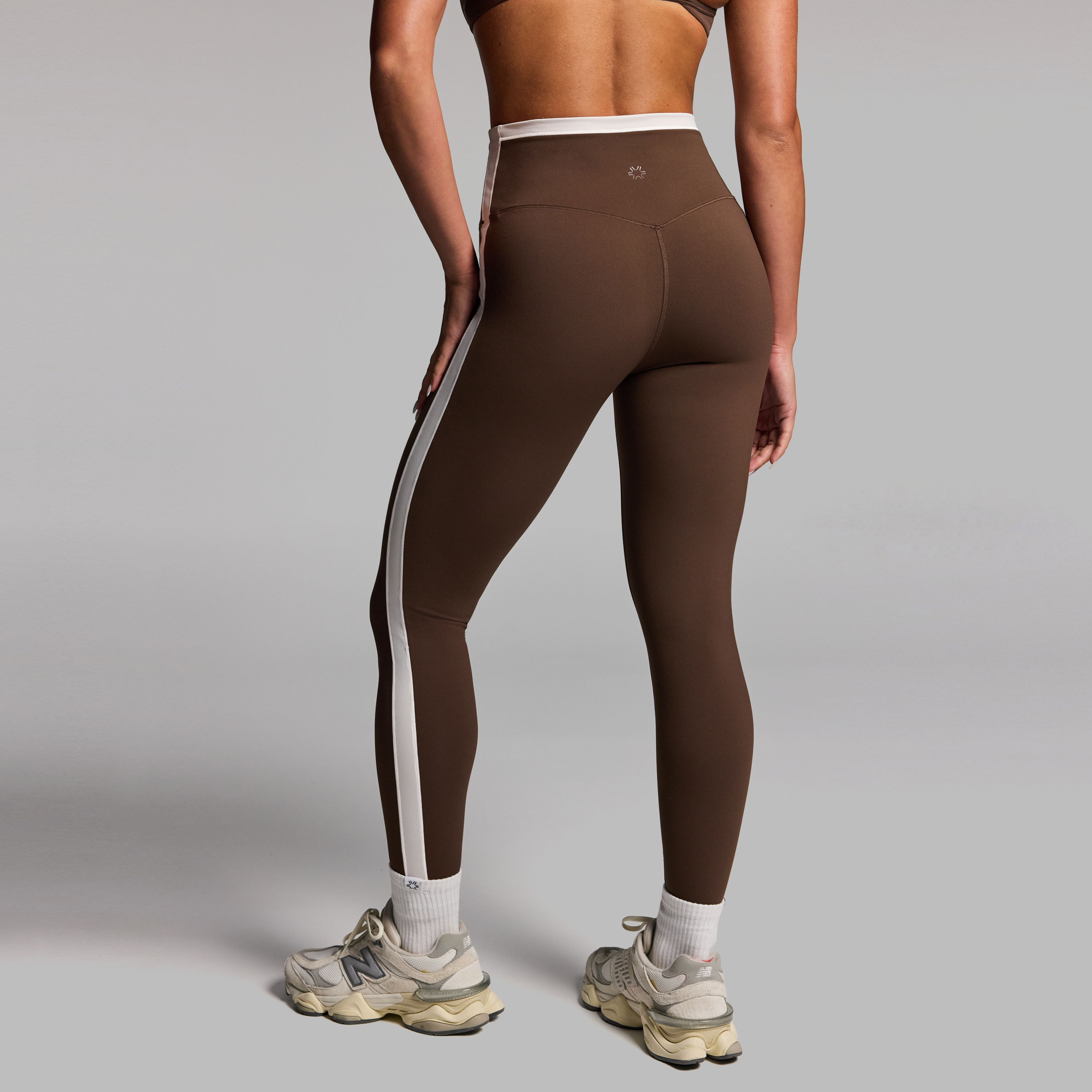 Blocked Full Length Tights