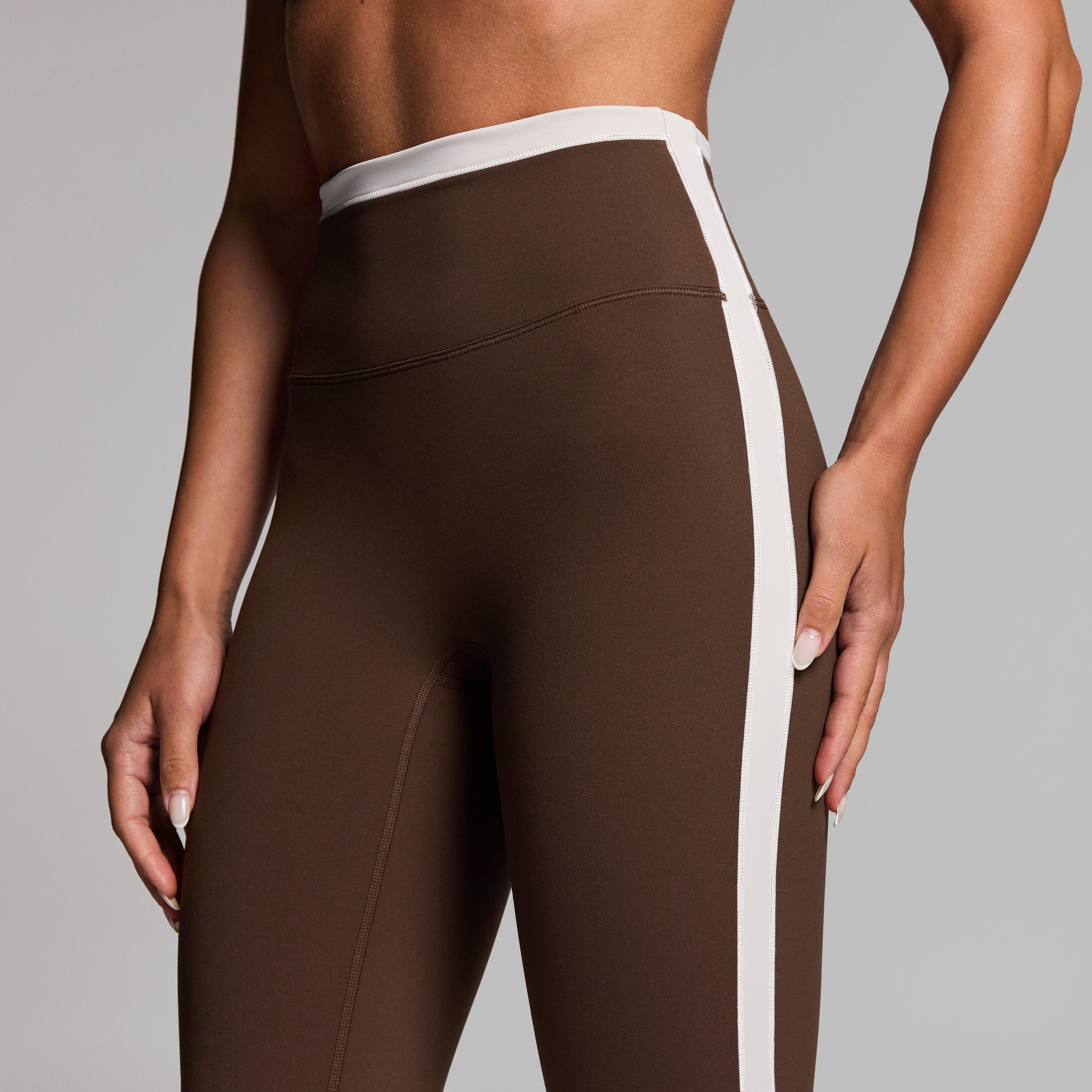 Blocked Full Length Tights