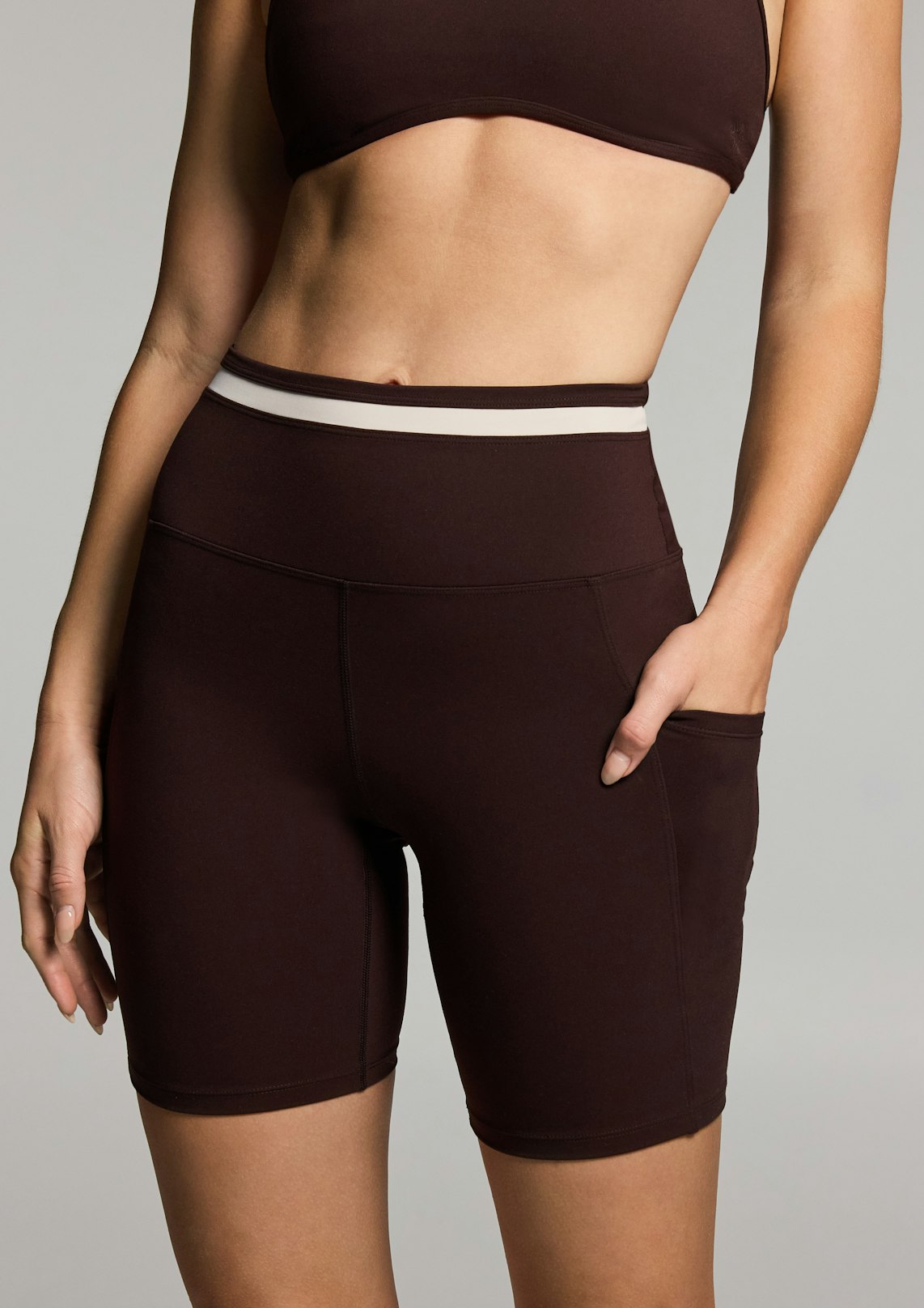 Tipped Pocket Quad Bike Shorts