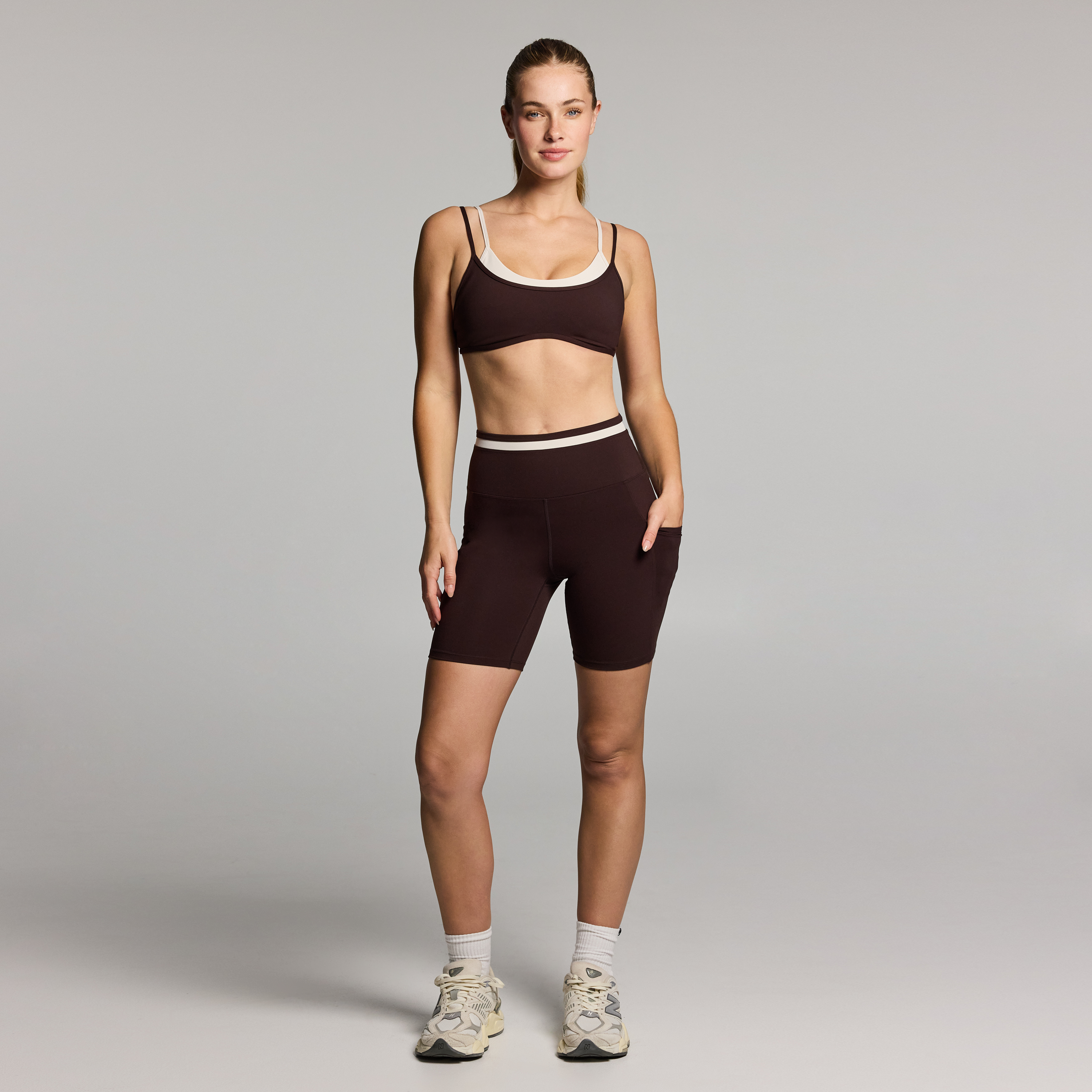 Tipped Pocket Quad Bike Shorts