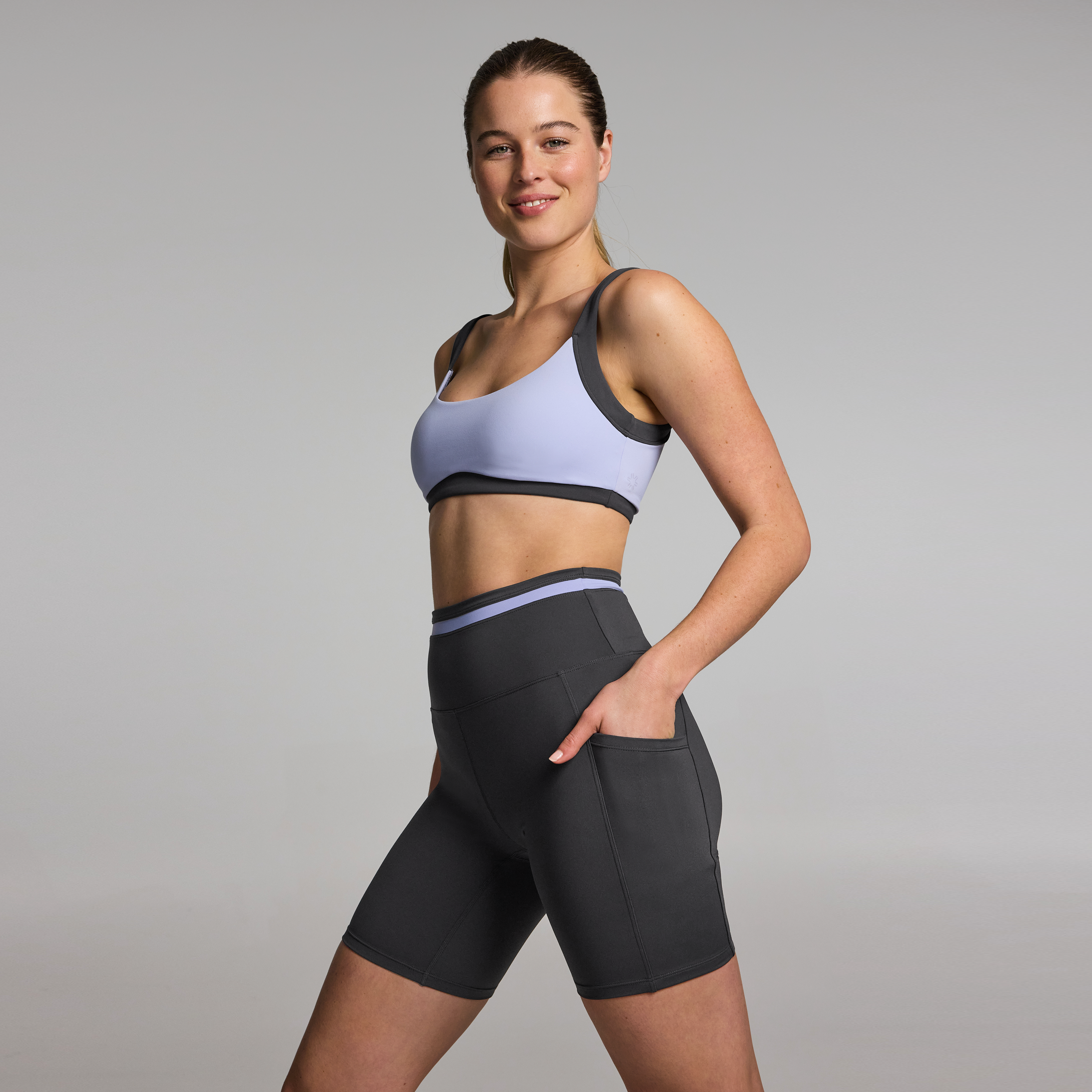 Tipped Pocket Quad Bike Shorts