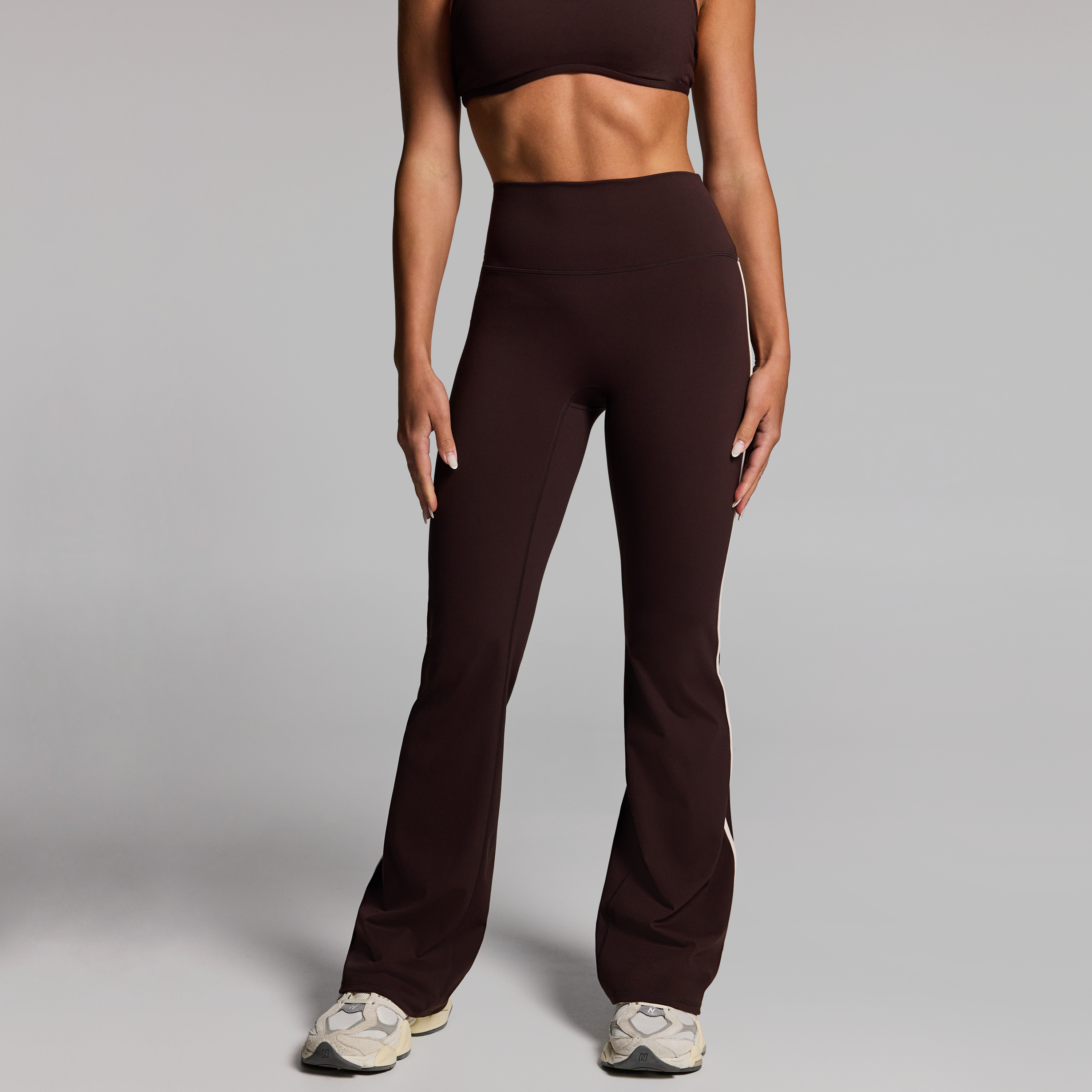 No Front Seam Flared Pants