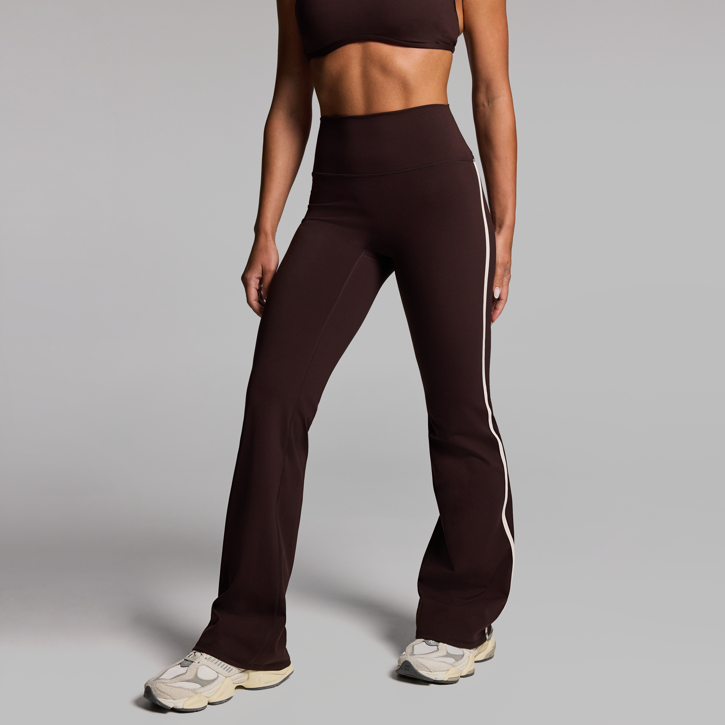 No Front Seam Flared Pants