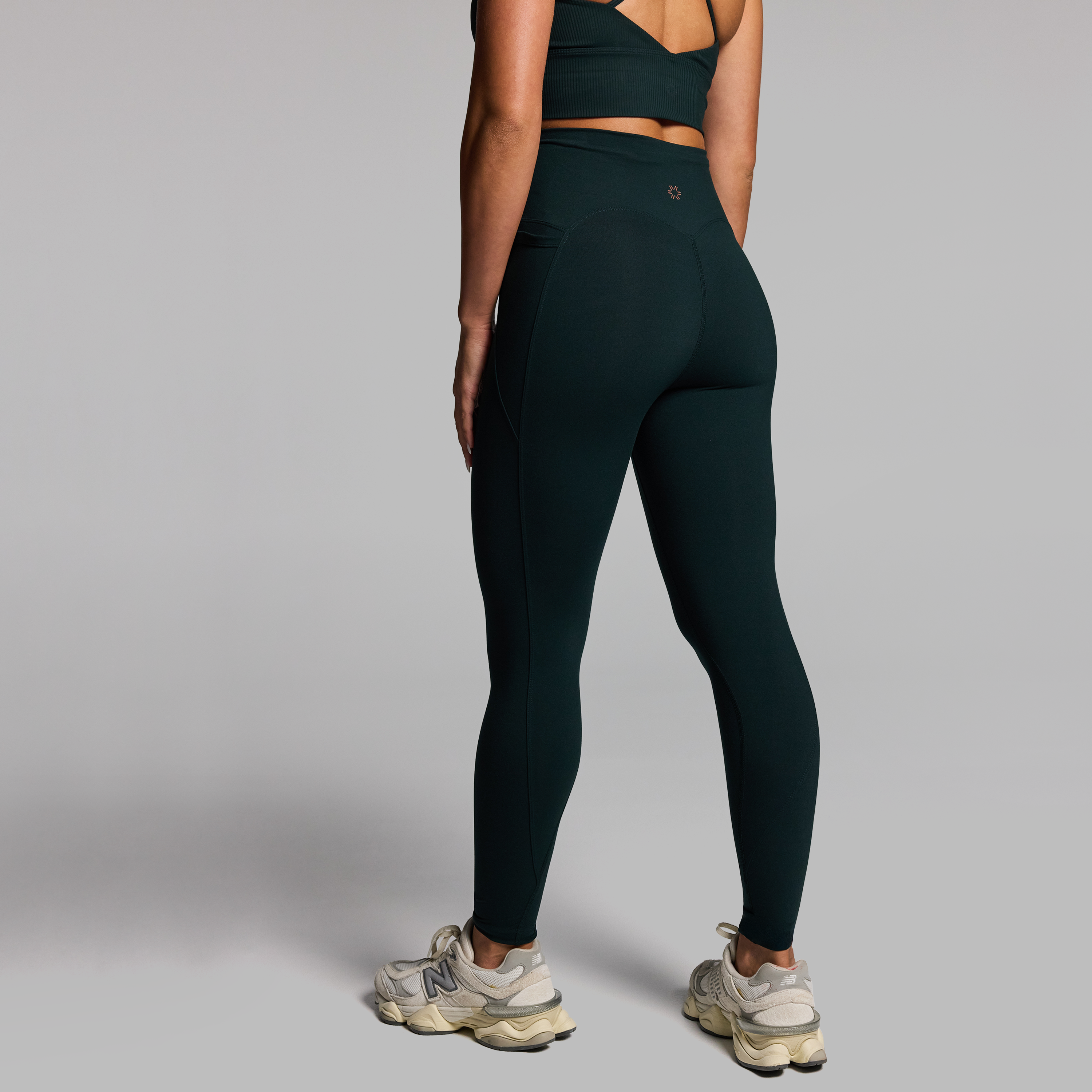 Luxesoft No Front Seam Pocket Full Length Tights