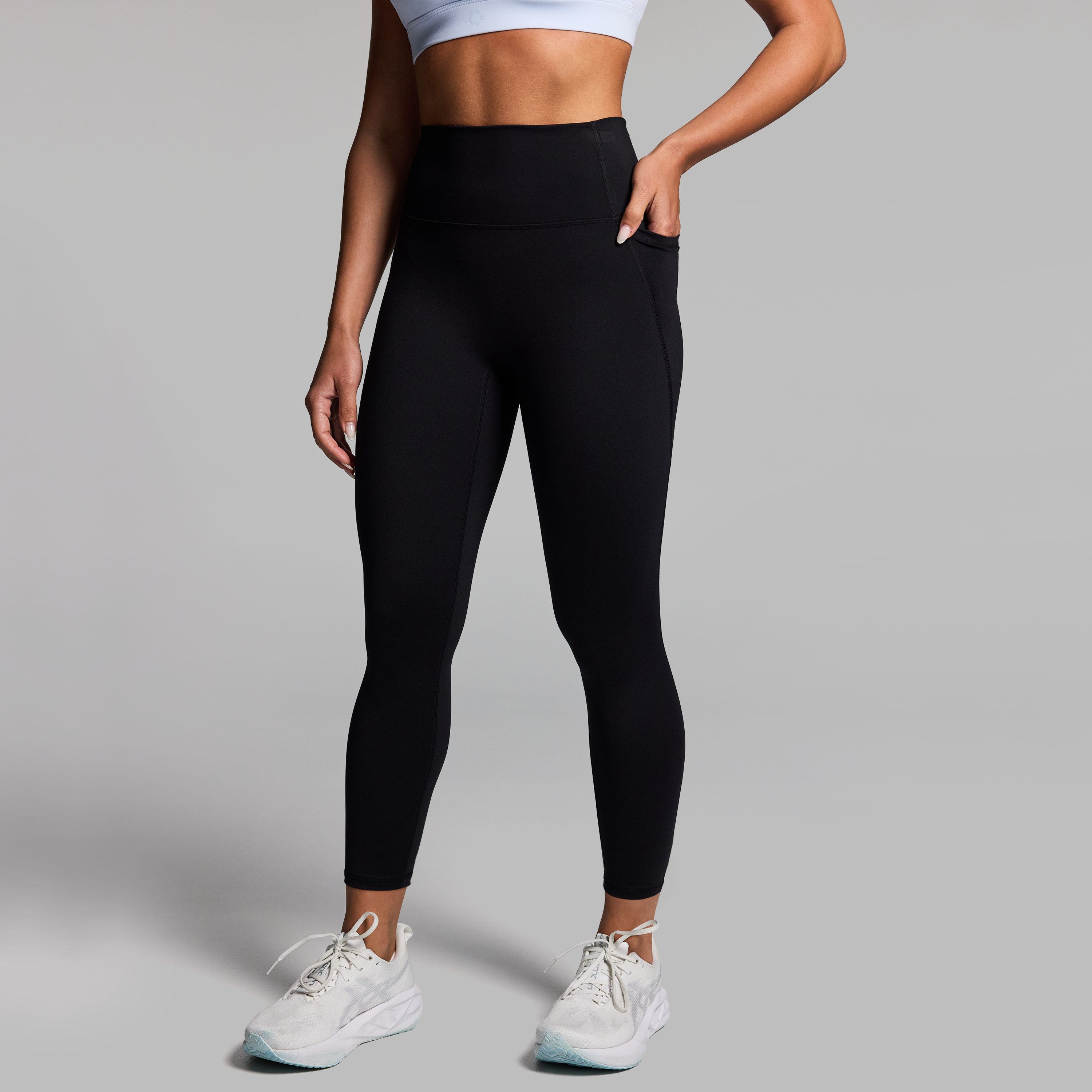 No Front Seam Pocket Ankle Grazer Tights