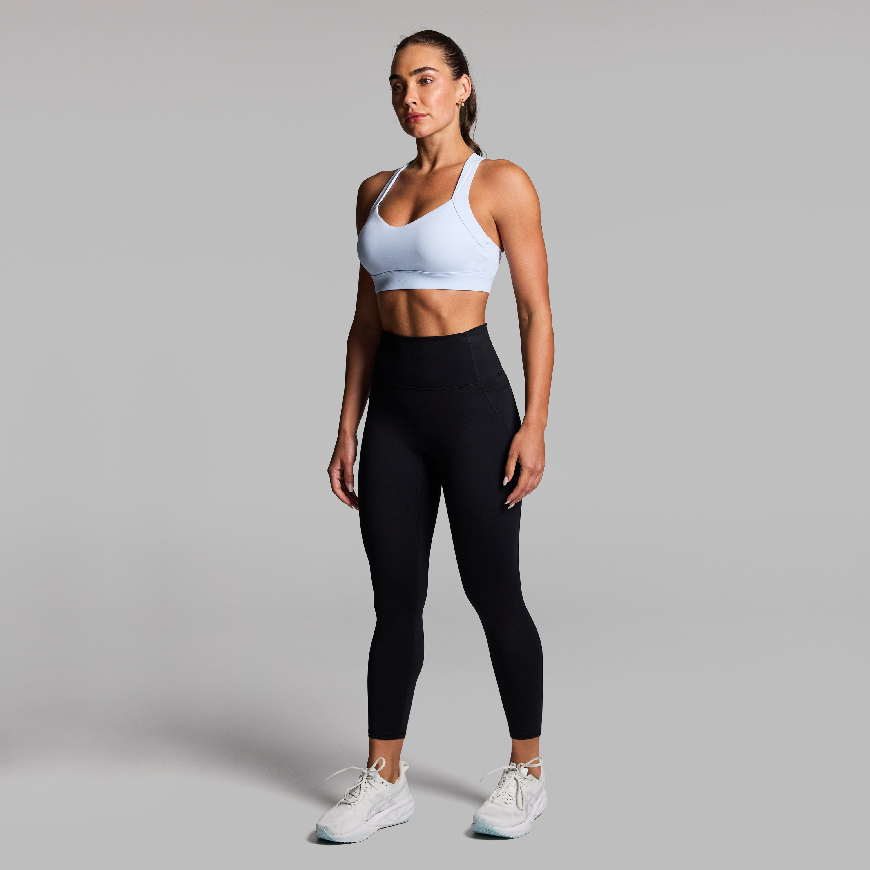 No Front Seam Pocket Ankle Grazer Tights