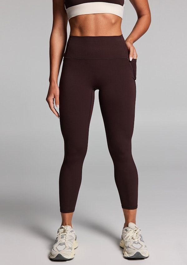 No Front Seam Pocket Ankle Grazer Tights