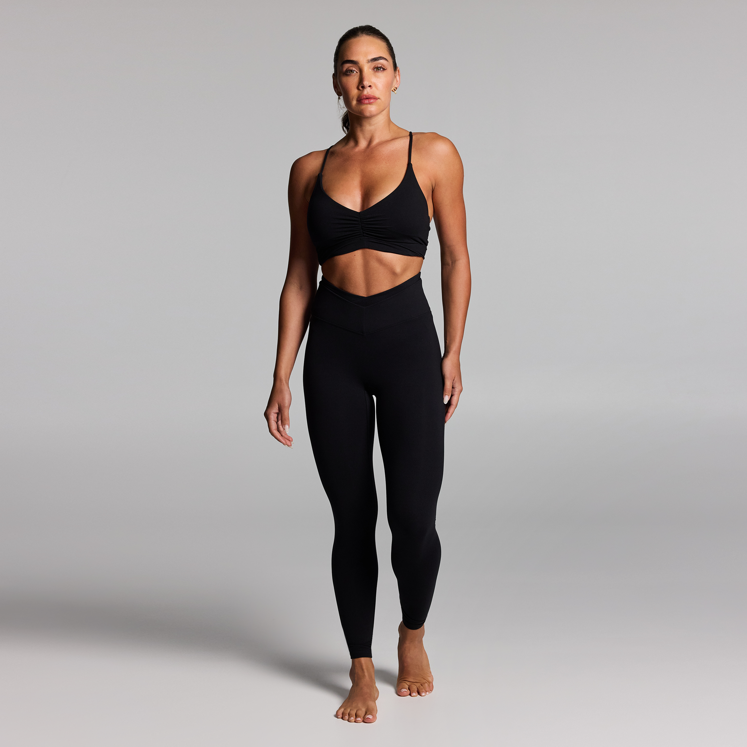 Double Waistband Full Length Tights