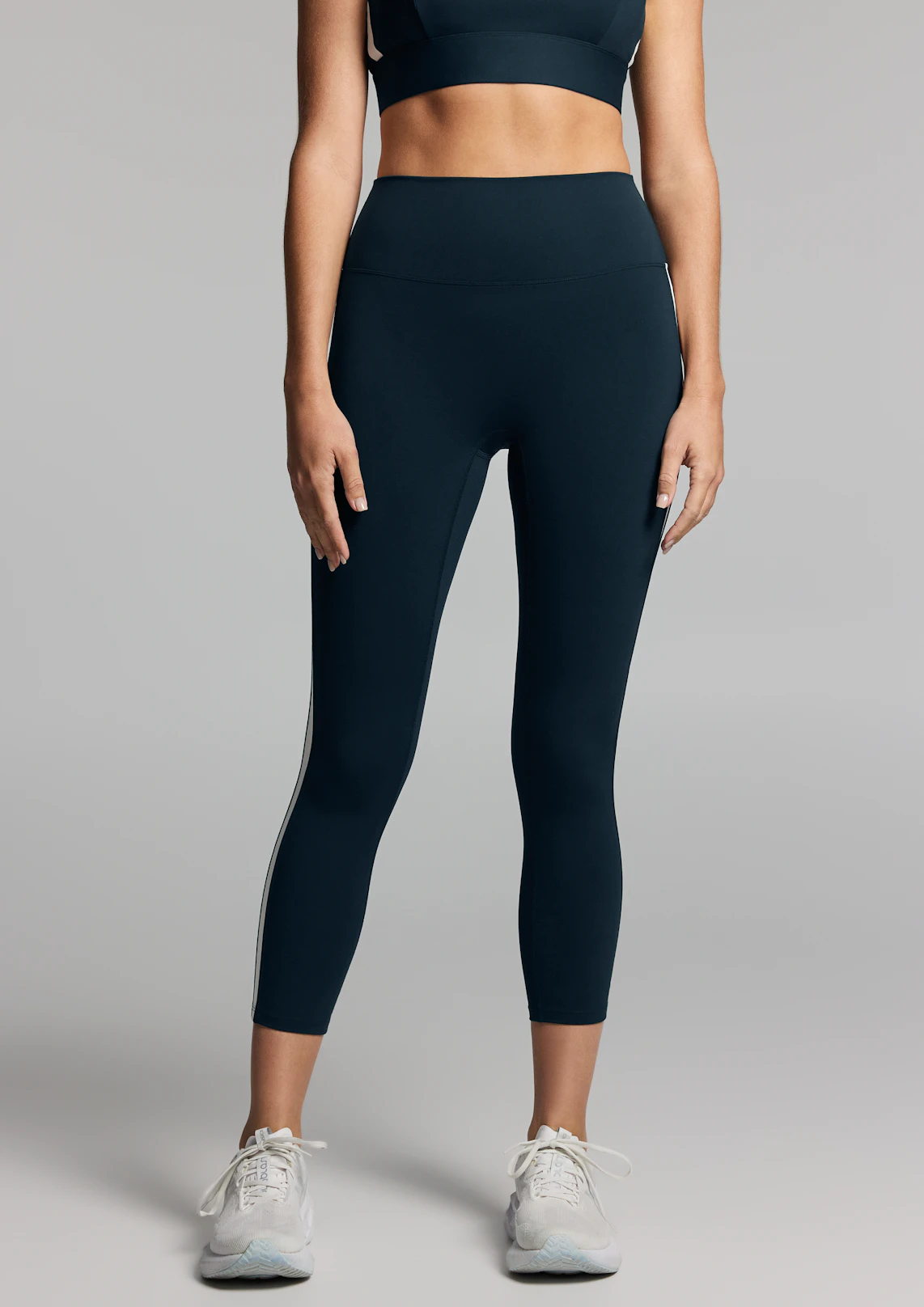Side Stripe Ankle Grazer Tights