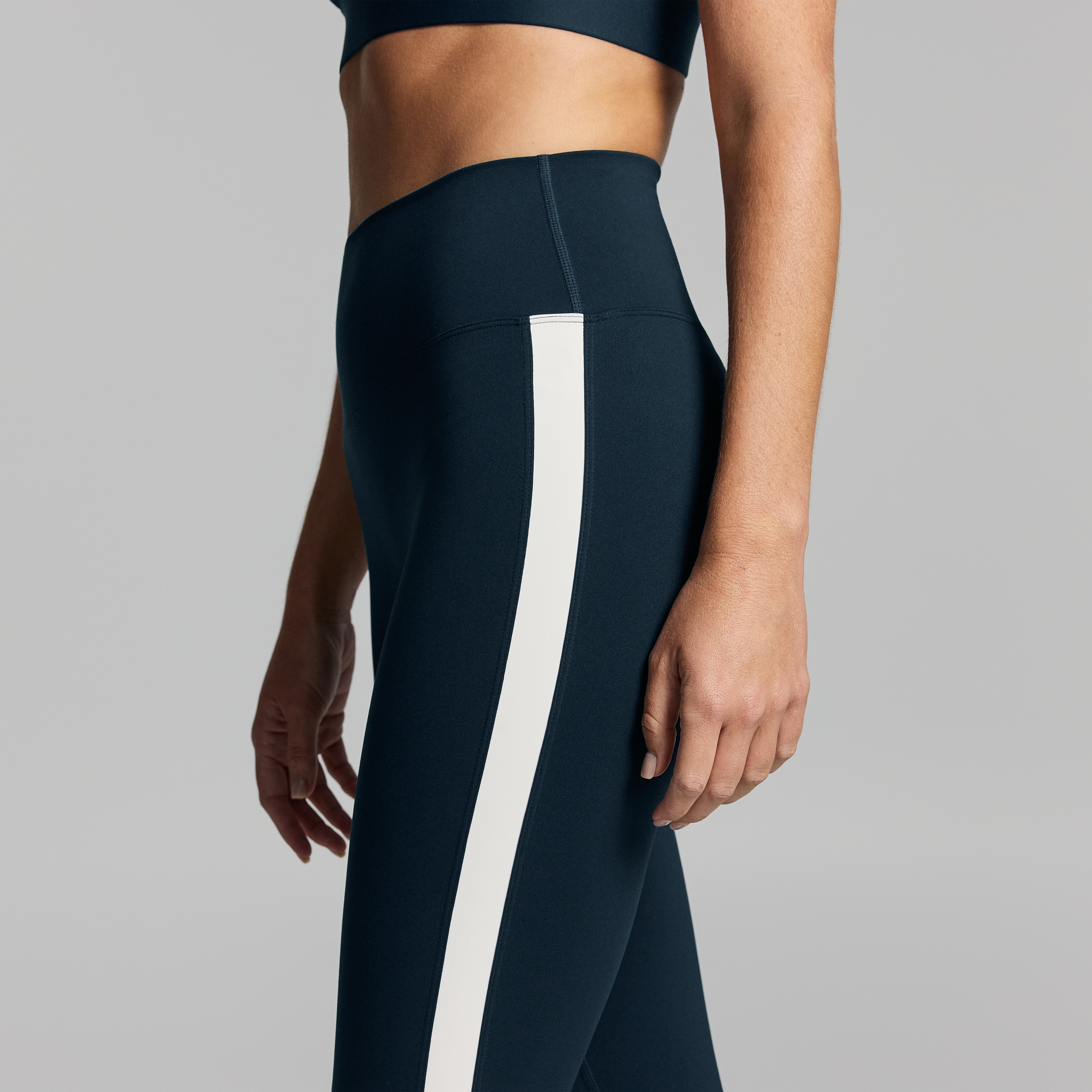 Side Stripe Ankle Grazer Tights