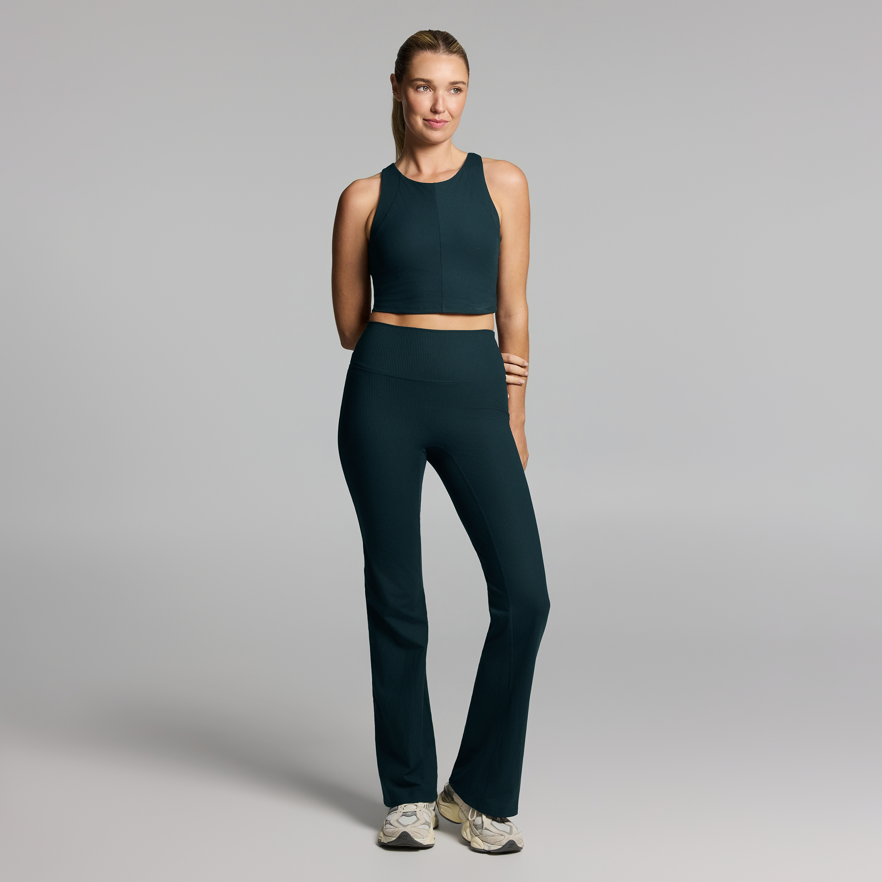 Rib Luxesoft Slim Flared Tights