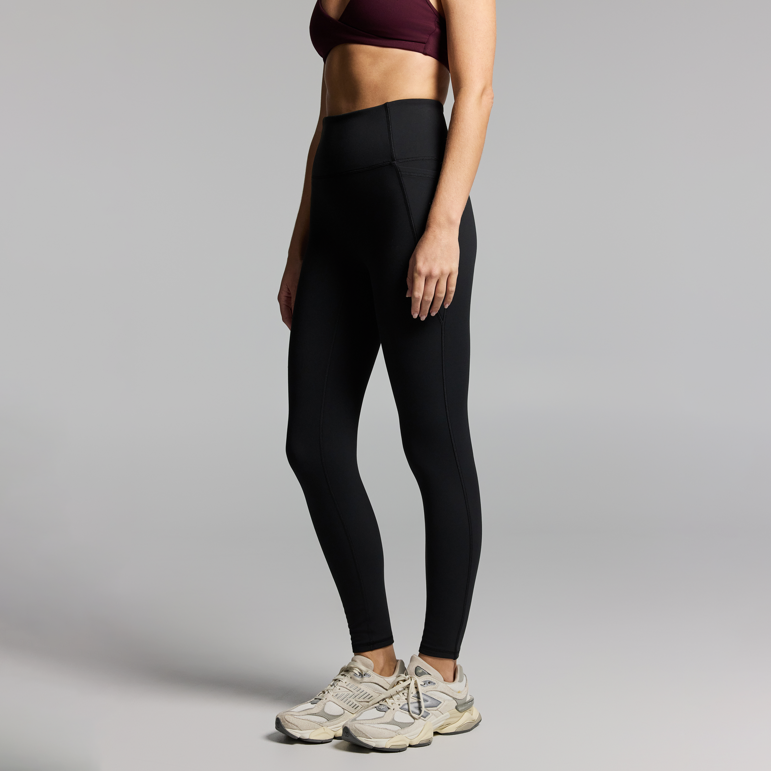 No Front Seam Thermal Full Length Tights