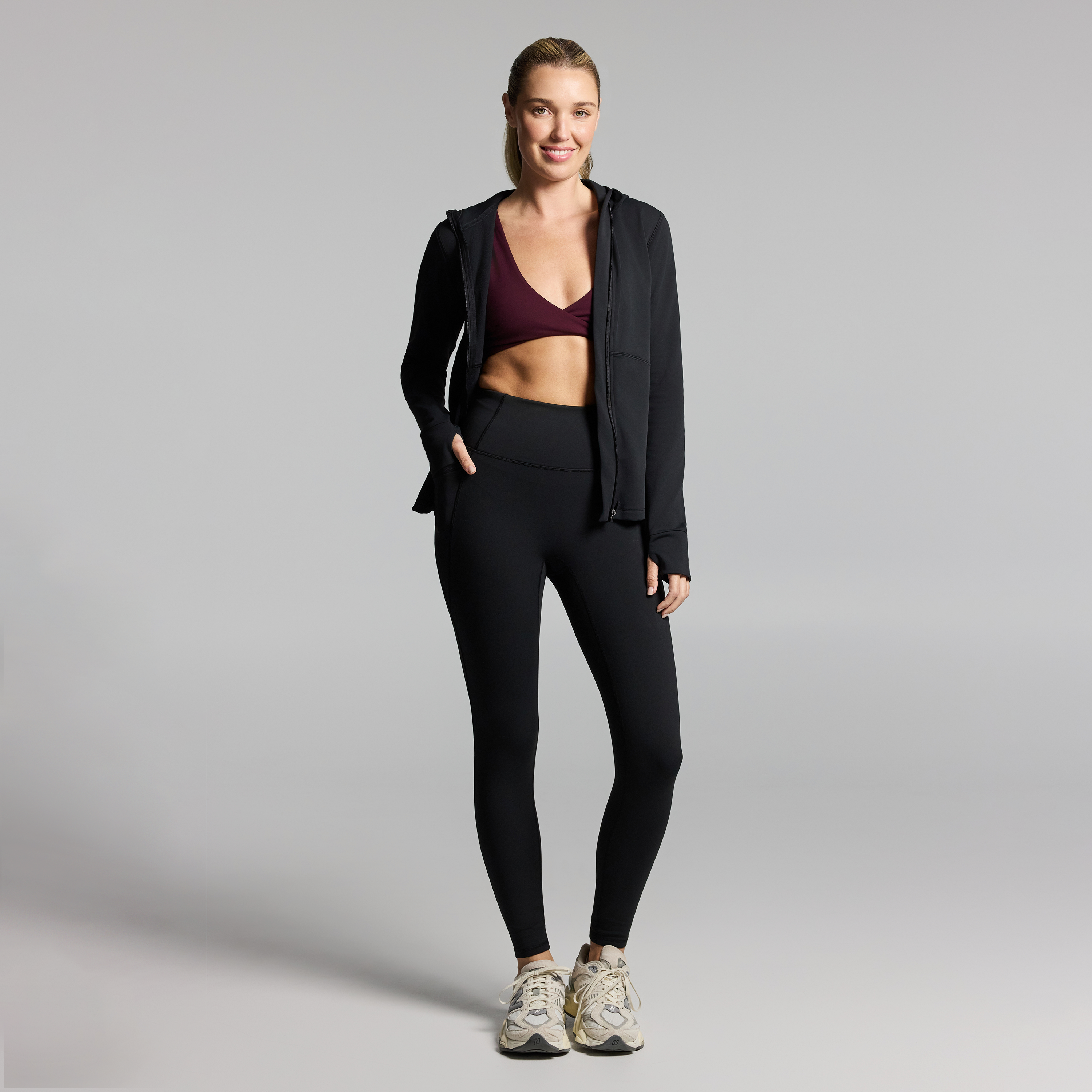 No Front Seam Thermal Full Length Tights