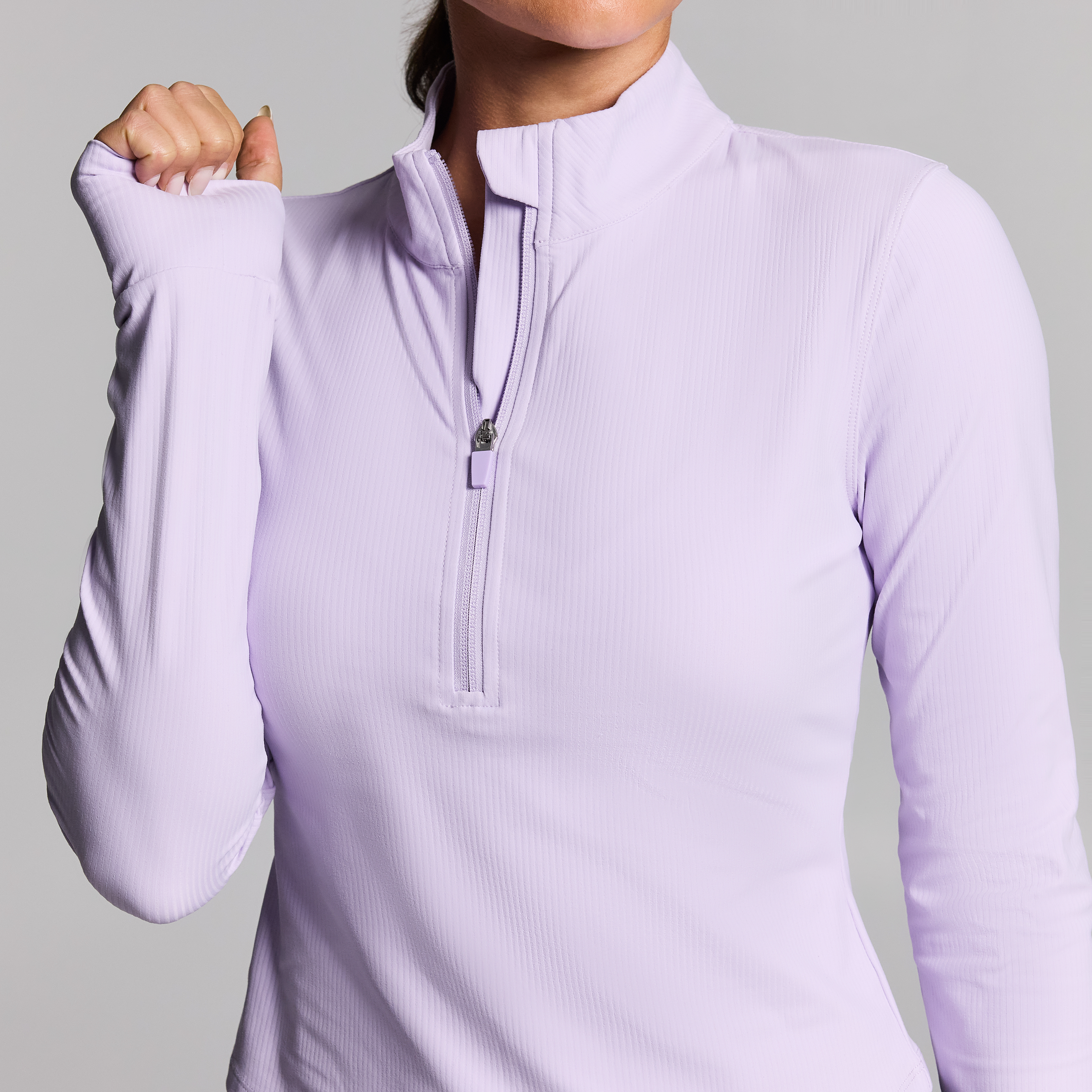 Luxesoft Rib Half Zip Top
