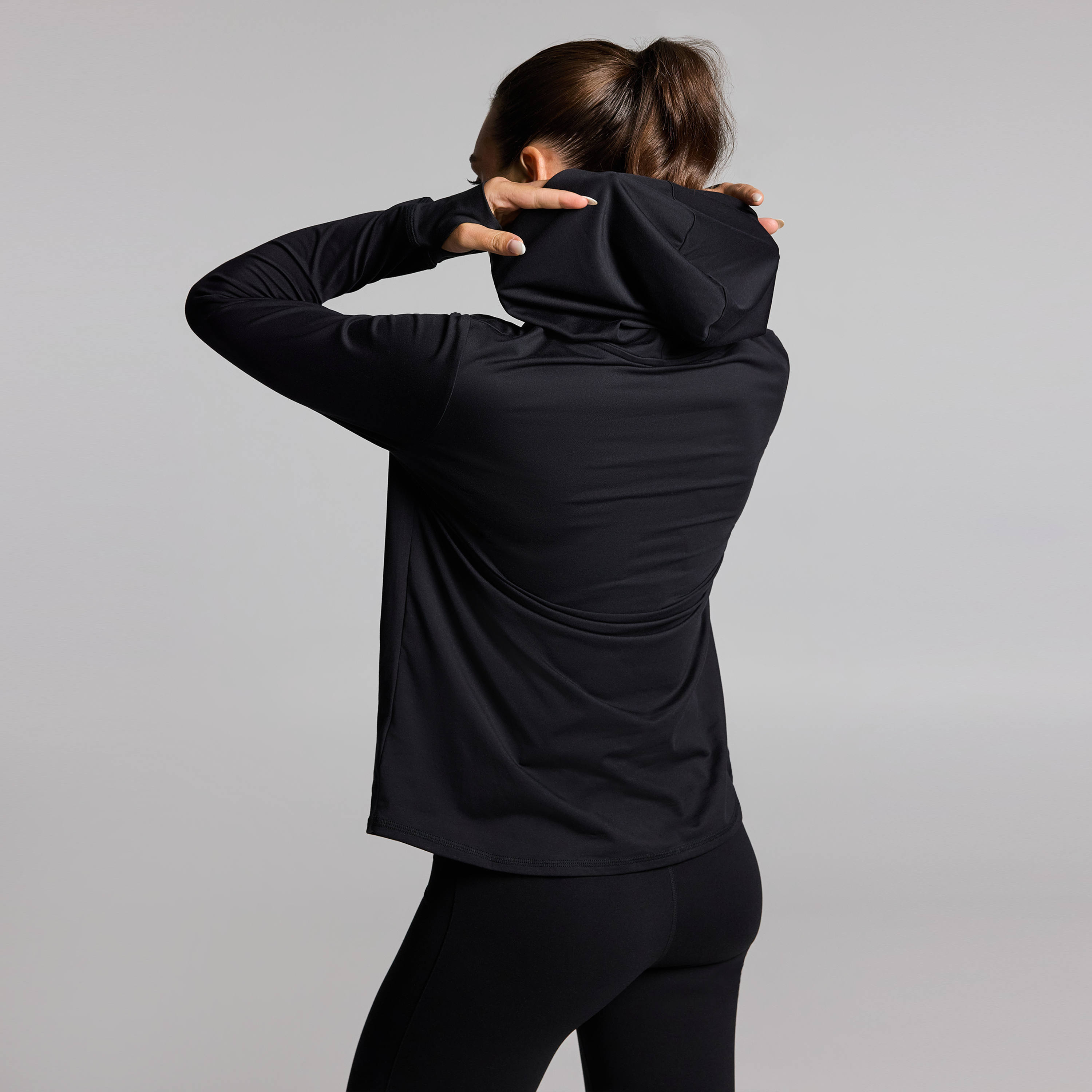 Activate Brushed Hooded Long Sleeve