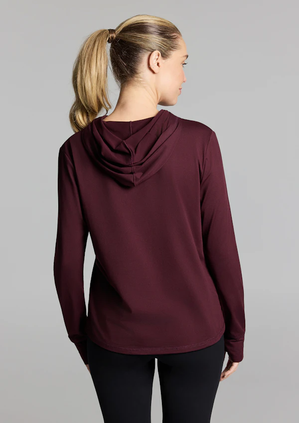 Activate Brushed Hooded Long Sleeve