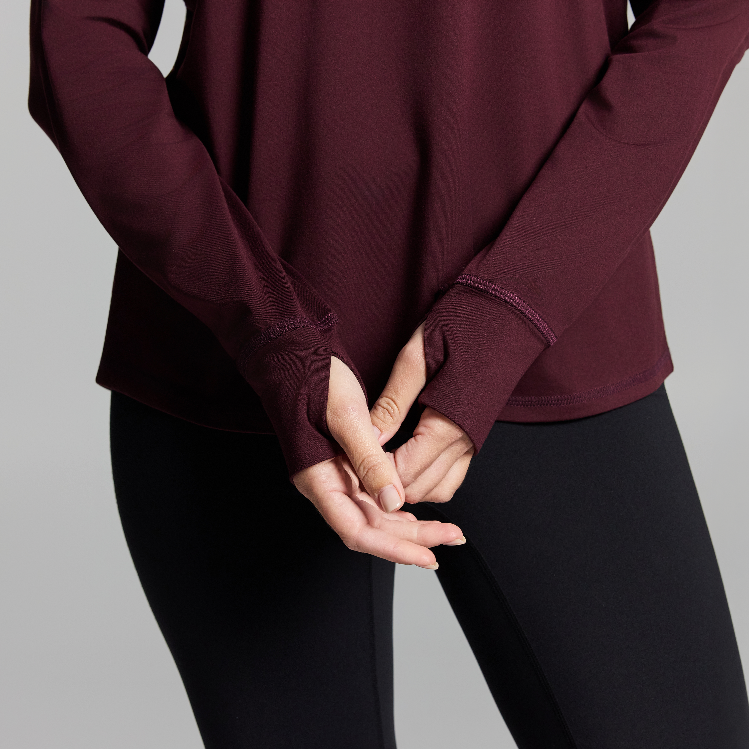 Activate Brushed Hooded Long Sleeve