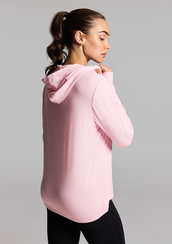 Activate Brushed Hooded Long Sleeve