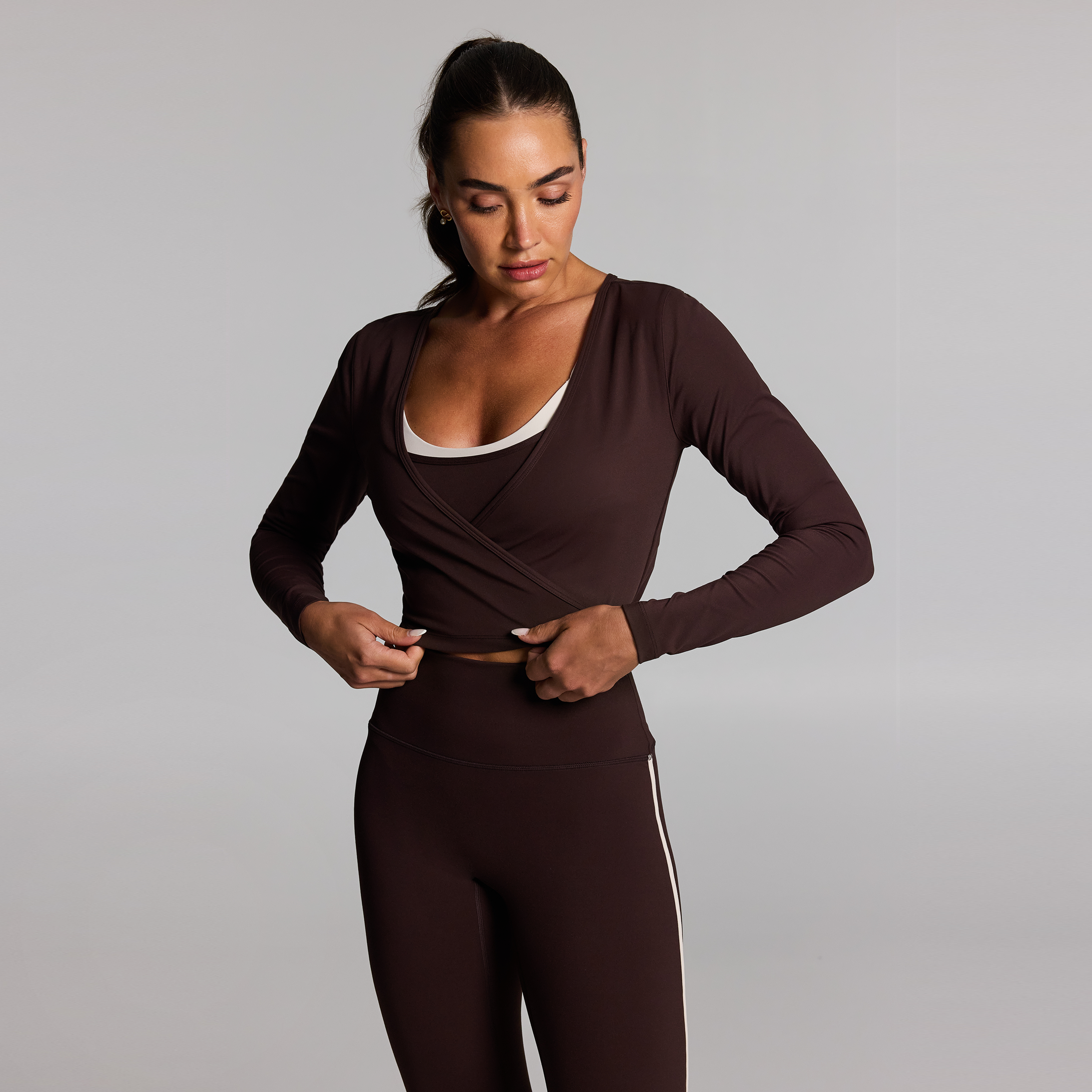 Base One Wrap Long Sleeve Top