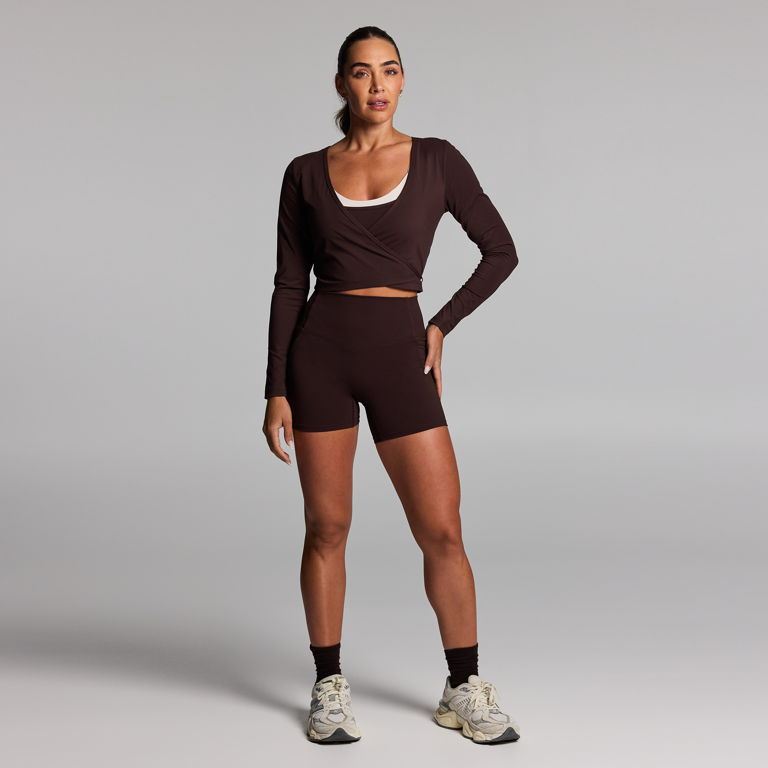 Base One Wrap Long Sleeve Top